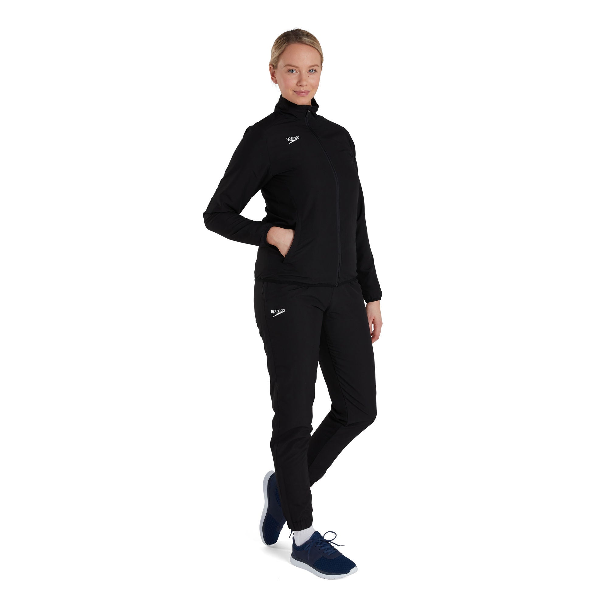 CLUB TRACK JACKET AF Damen Sportjacke | Schwarz