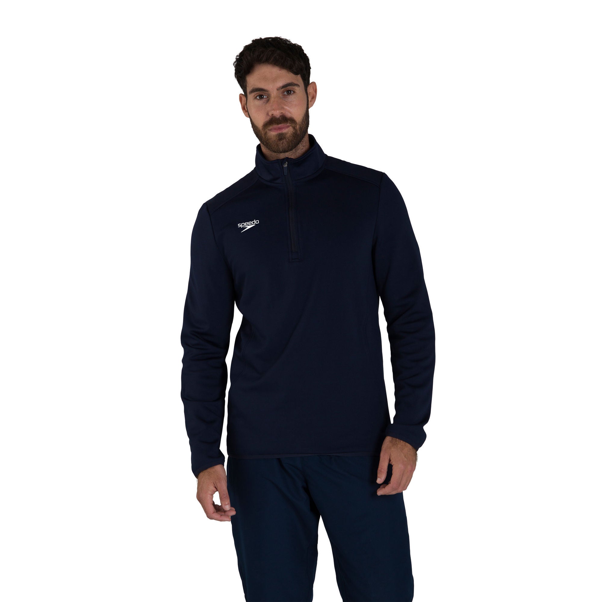 CLUB 1/4 ZIP MIDLYR TRN TOP AM Herren Sportjacke | Navy