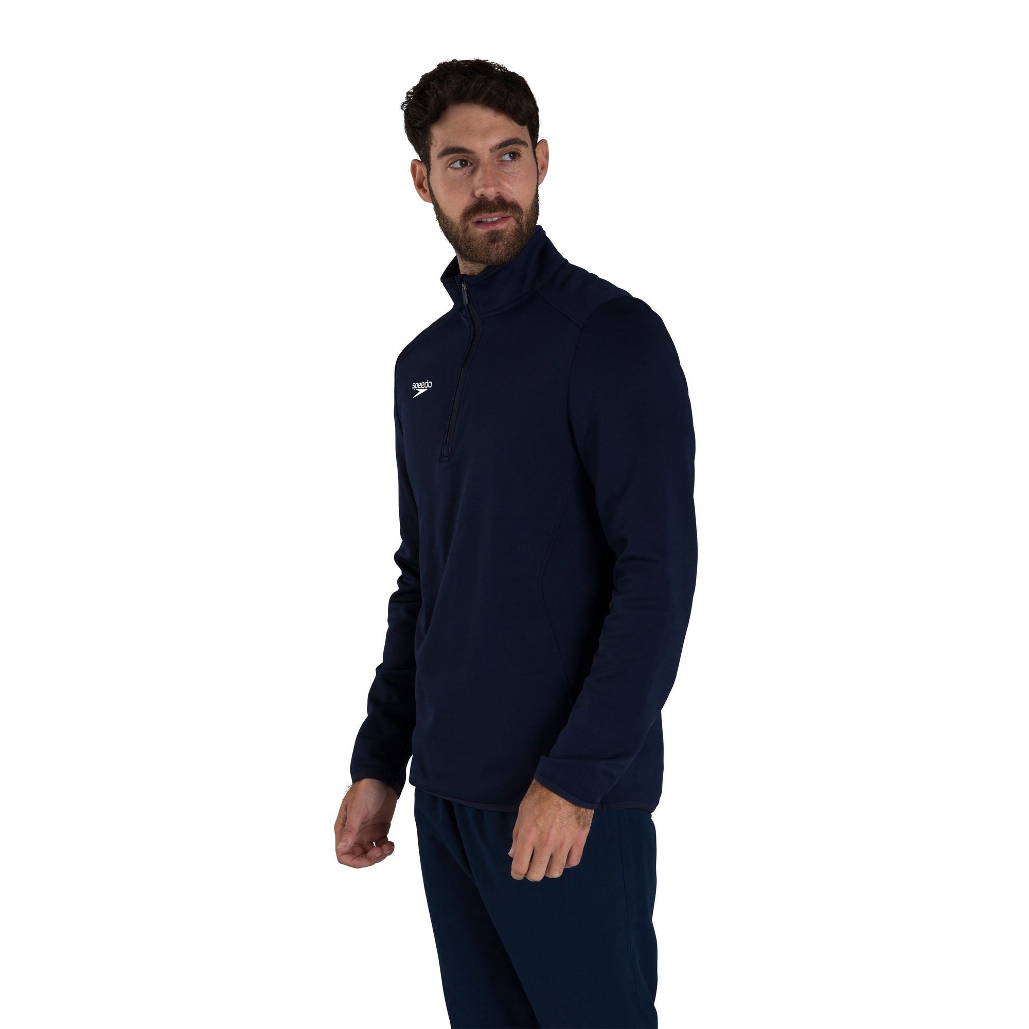 CLUB 1/4 ZIP MIDLYR TRN TOP AM Herren Sportjacke | Navy