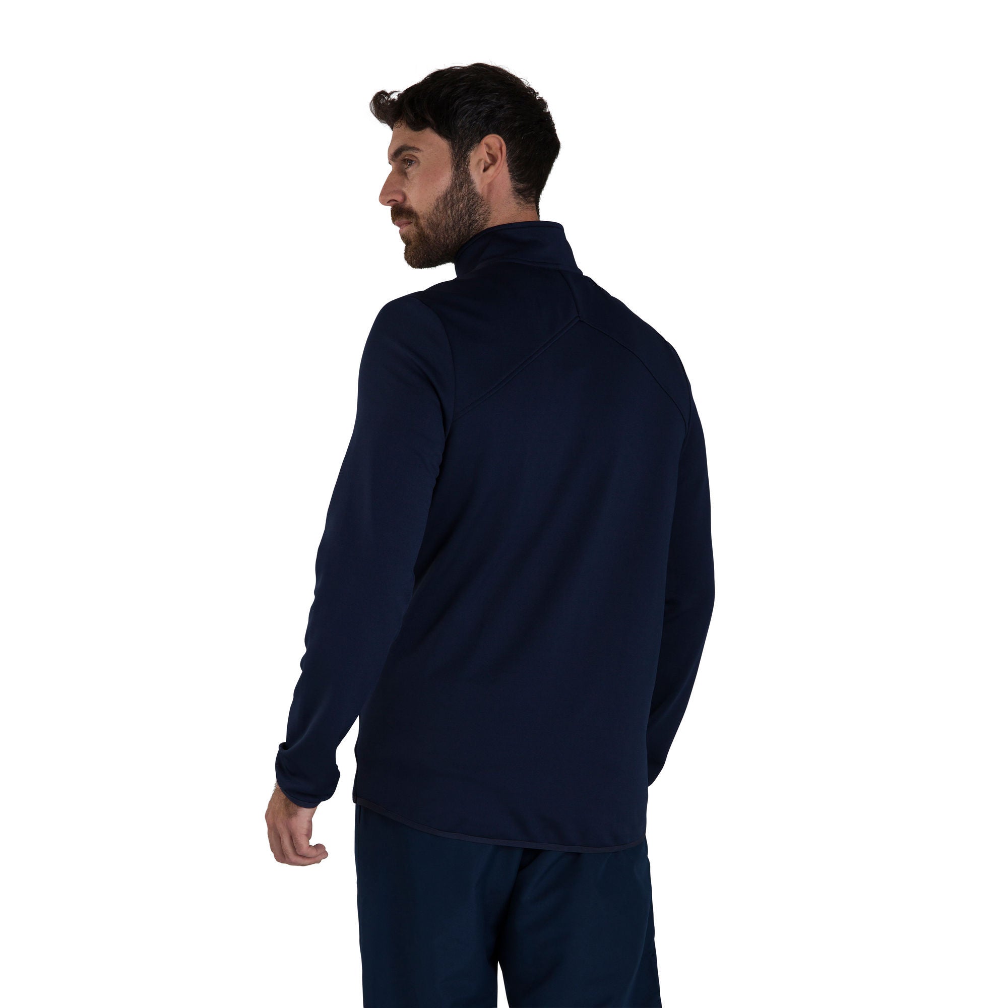 CLUB 1/4 ZIP MIDLYR TRN TOP AM Herren Sportjacke | Navy