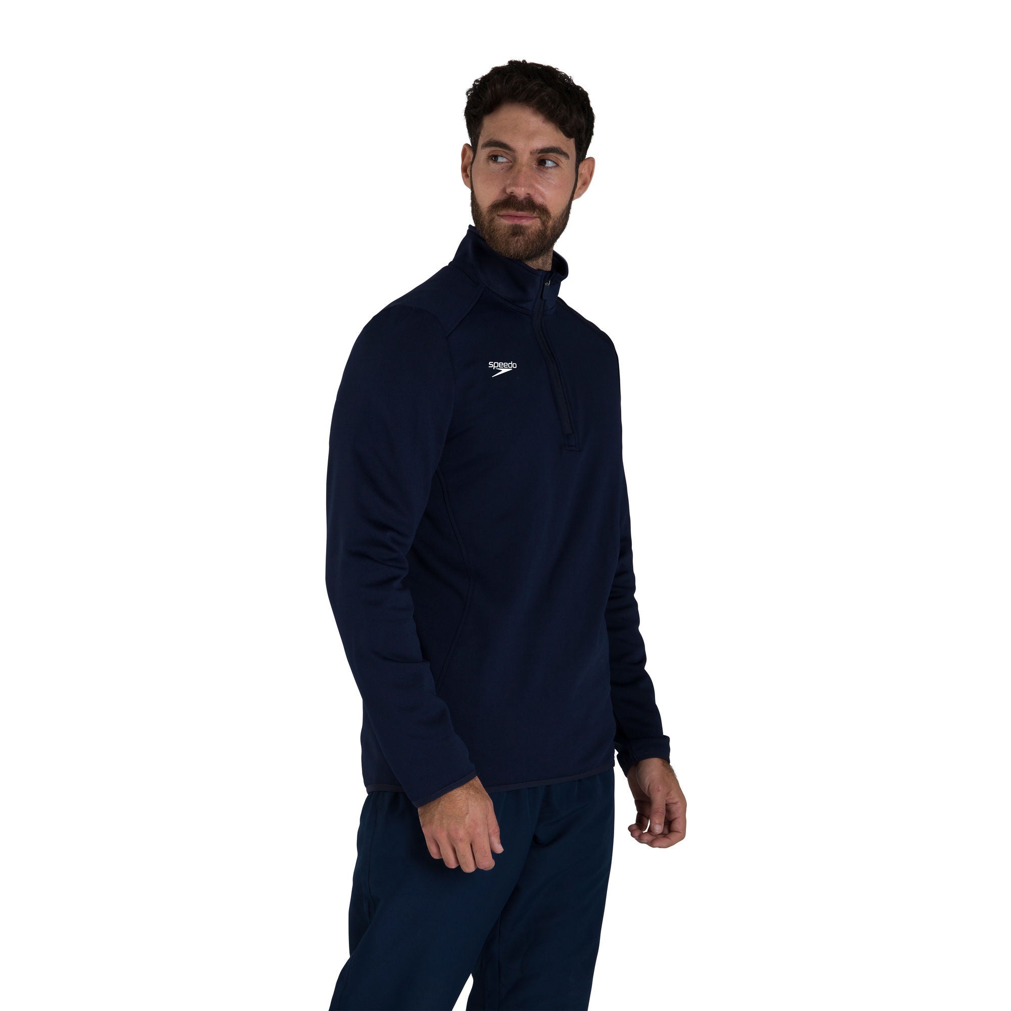 CLUB 1/4 ZIP MIDLYR TRN TOP AM Herren Sportjacke | Navy