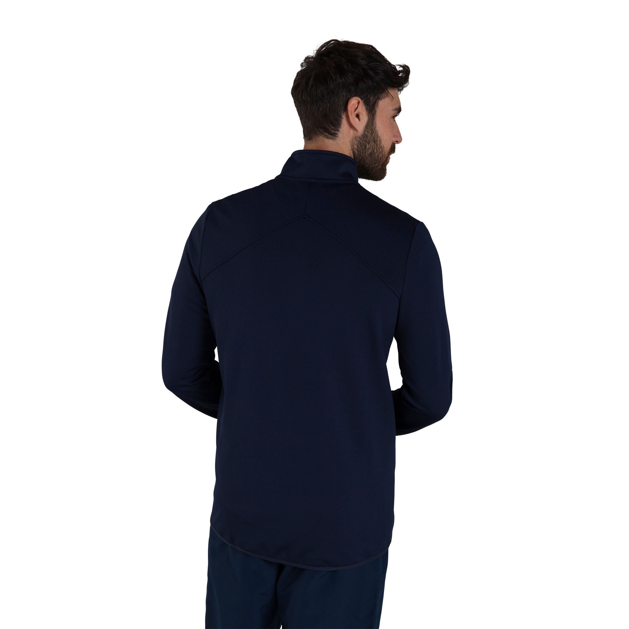 CLUB 1/4 ZIP MIDLYR TRN TOP AM Herren Sportjacke | Navy