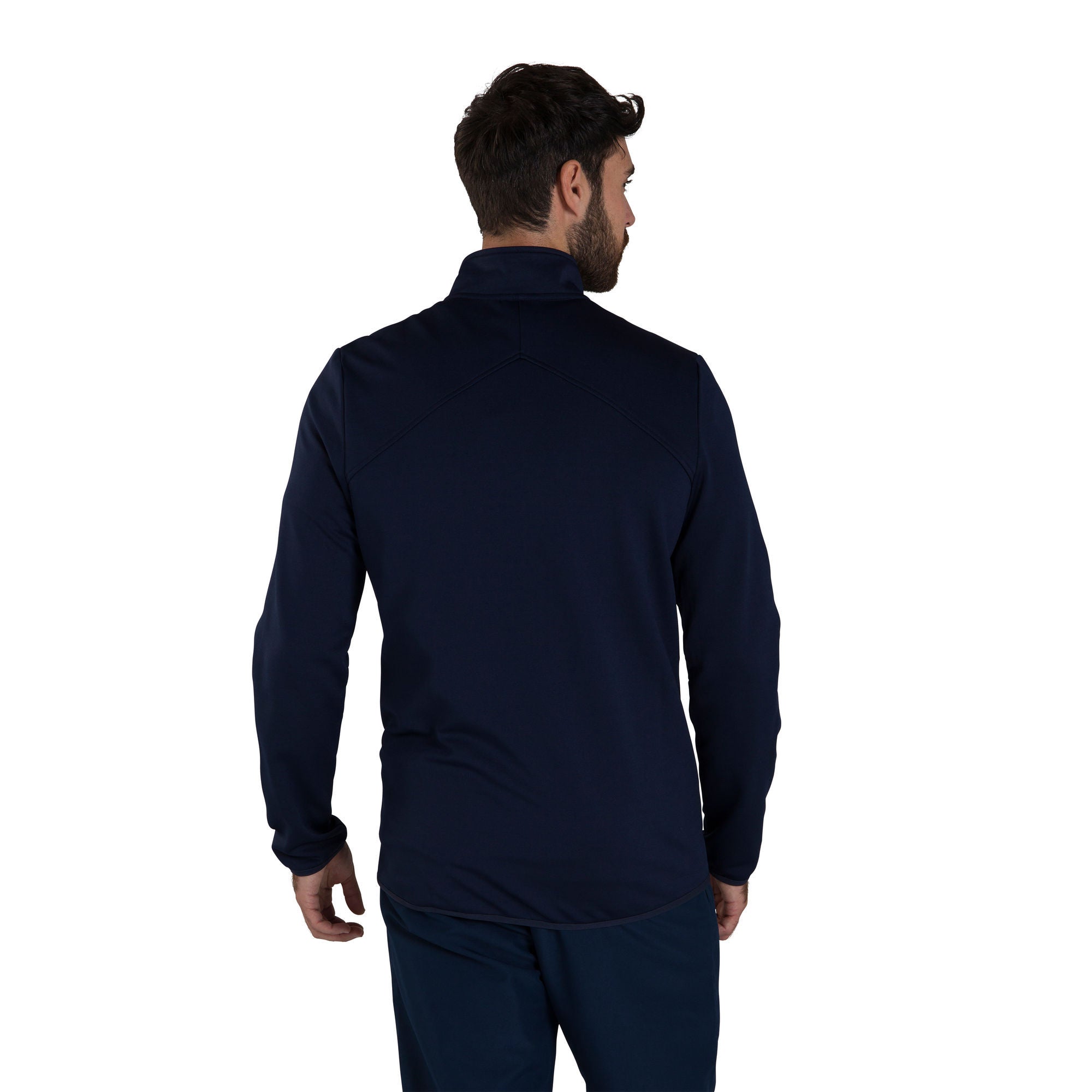 CLUB 1/4 ZIP MIDLYR TRN TOP AM Herren Sportjacke | Navy