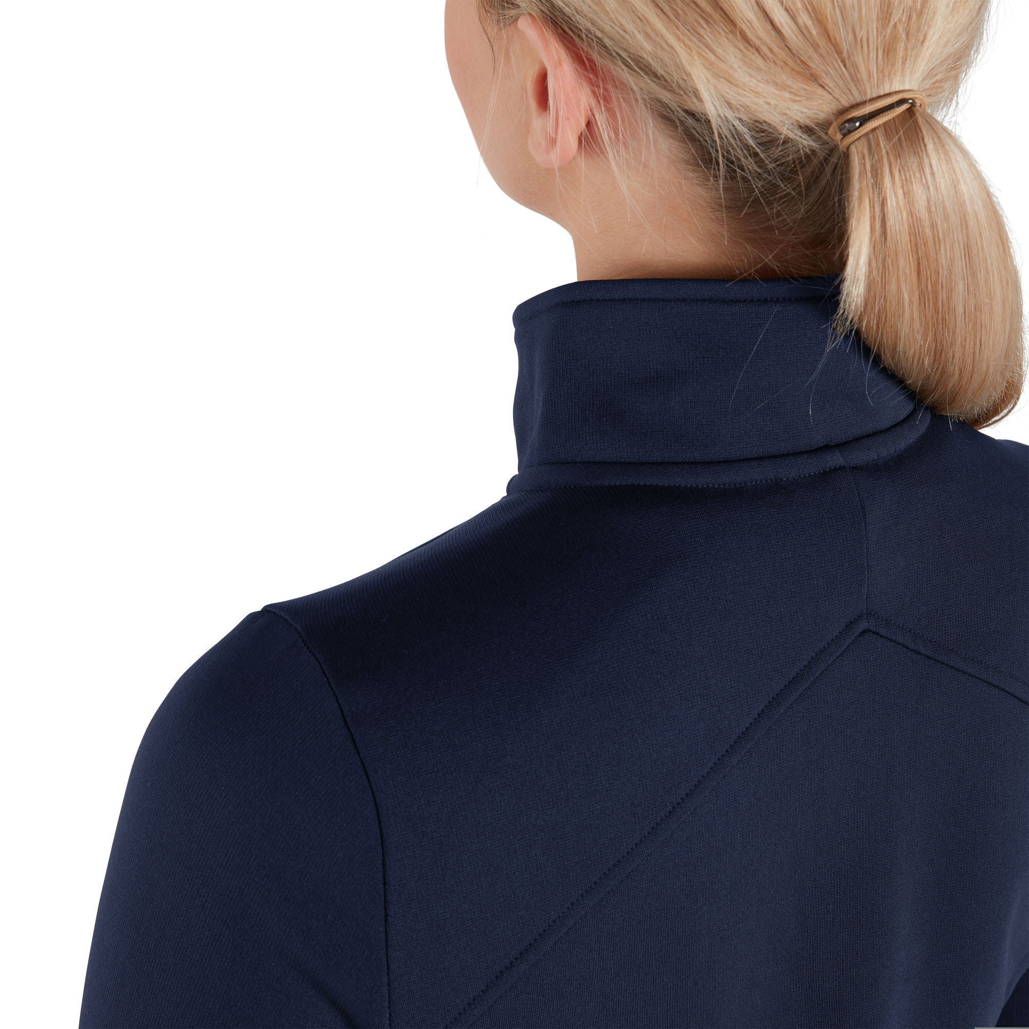 CLUB 1/4 ZIP MIDLYR TRN TOP AF Damen Sportjacke | Navy
