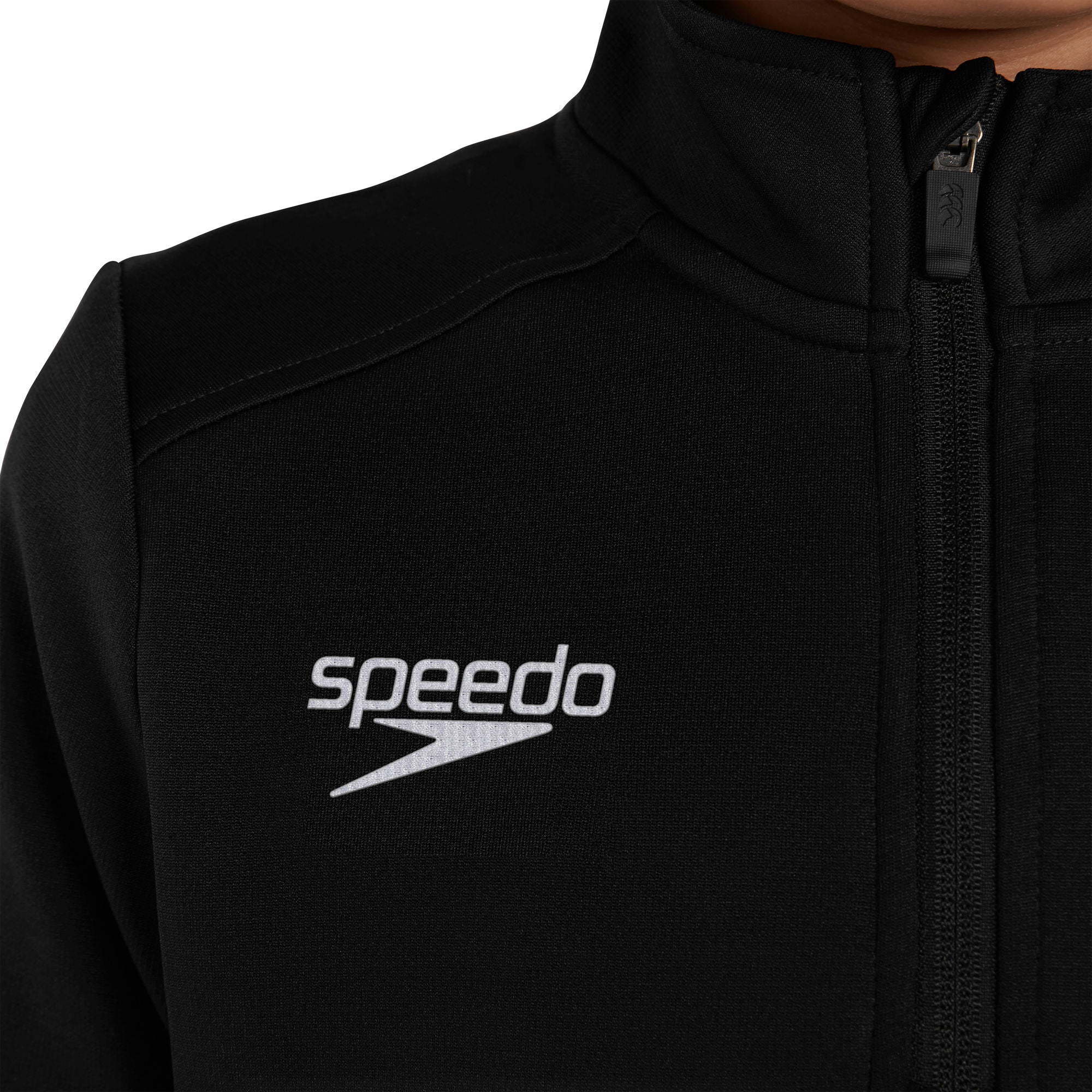 CLUB 1/4 ZIP MIDLYR TRN TOP JM Sportjacke | Schwarz