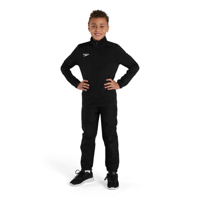 CLUB 1/4 ZIP MIDLYR TRN TOP JM Sportjacke | Schwarz