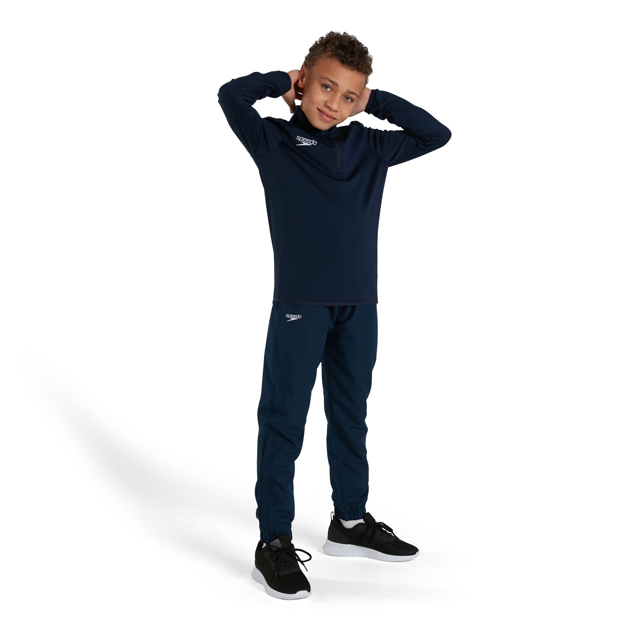 CLUB 1/4 ZIP MIDLYR TRN TOP JM Sportjacke | Navy