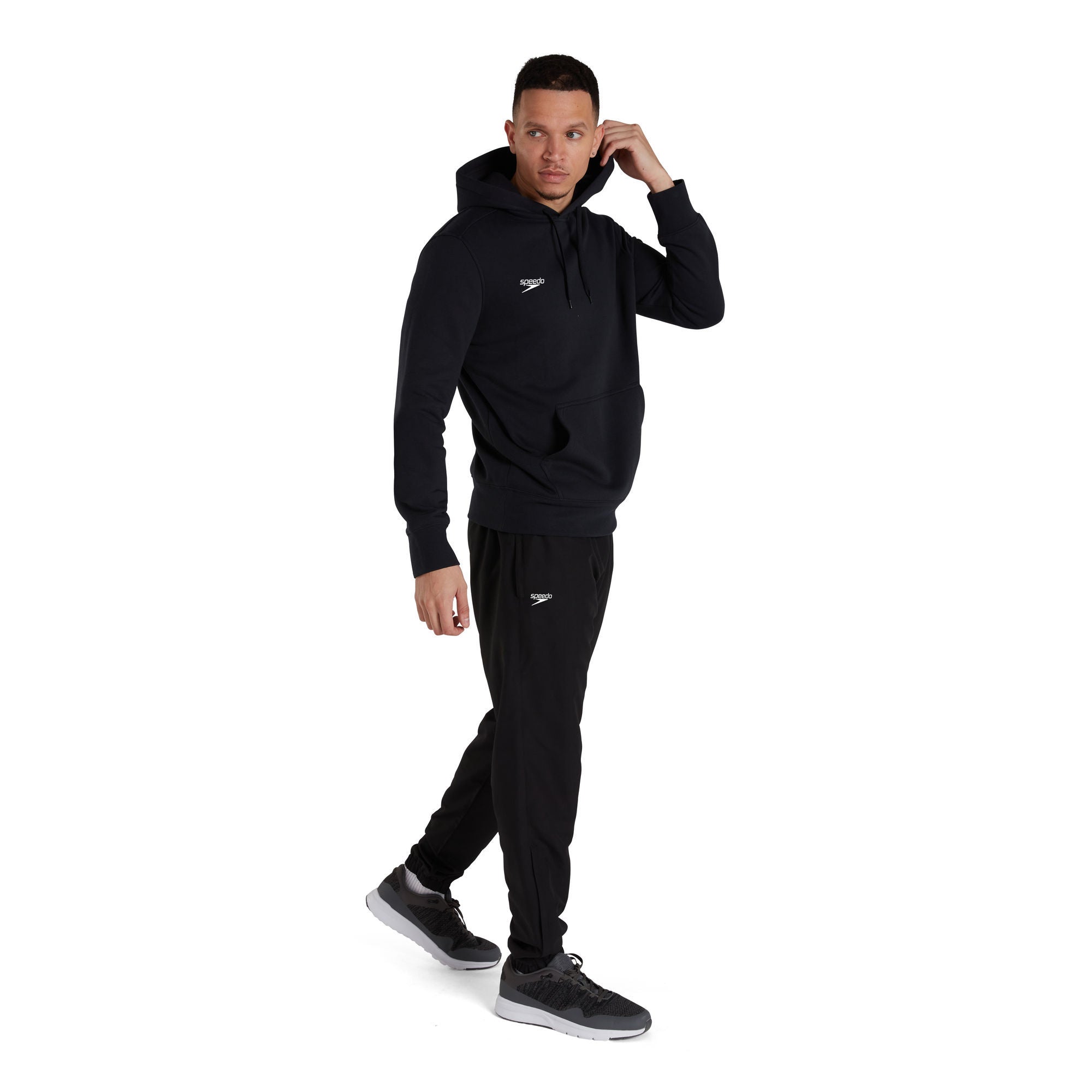 CLUB AM Herren Hoody | Schwarz