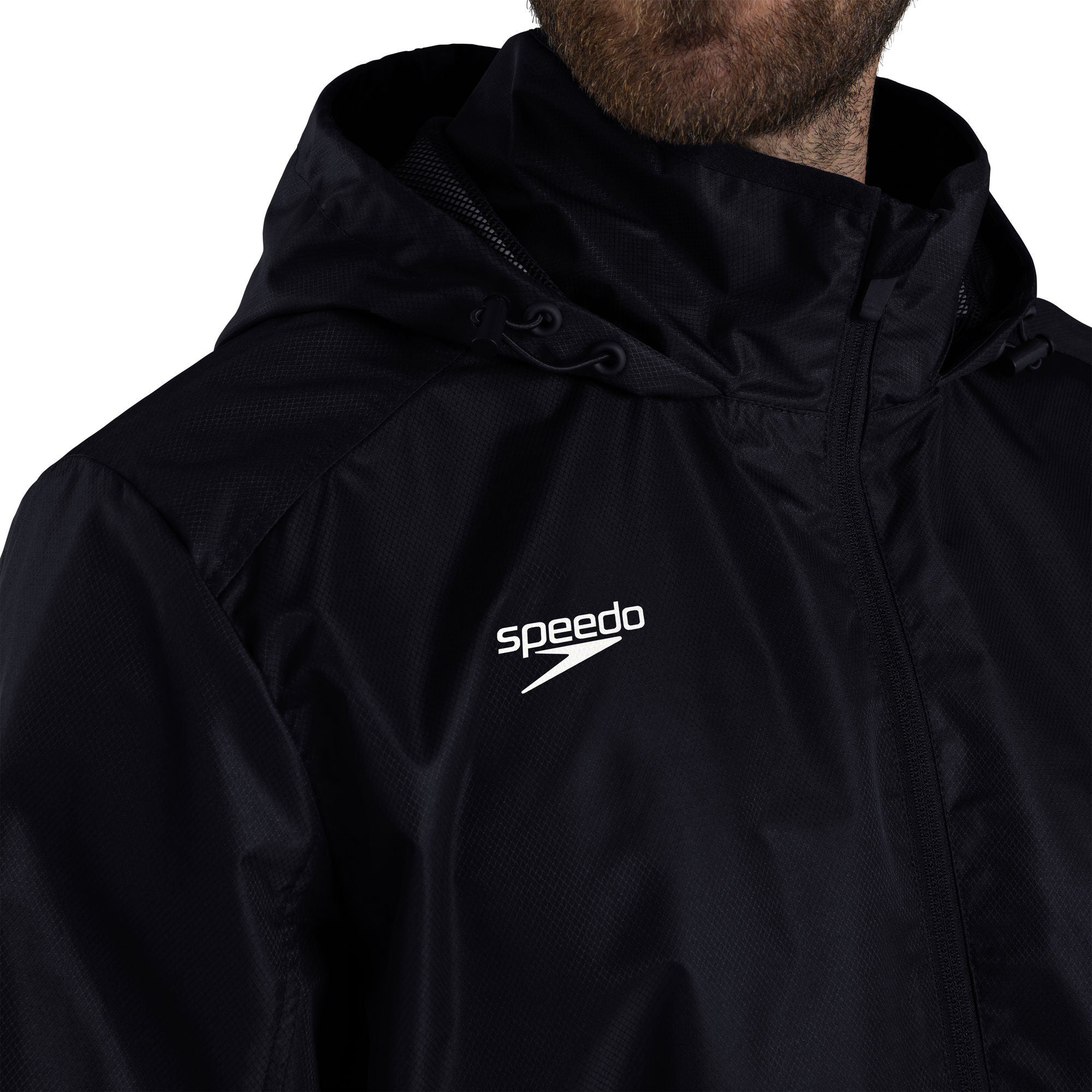 CLUB VPSHLD FULLZIP RAINJKT AM Herren Regenjacke | Schwarz