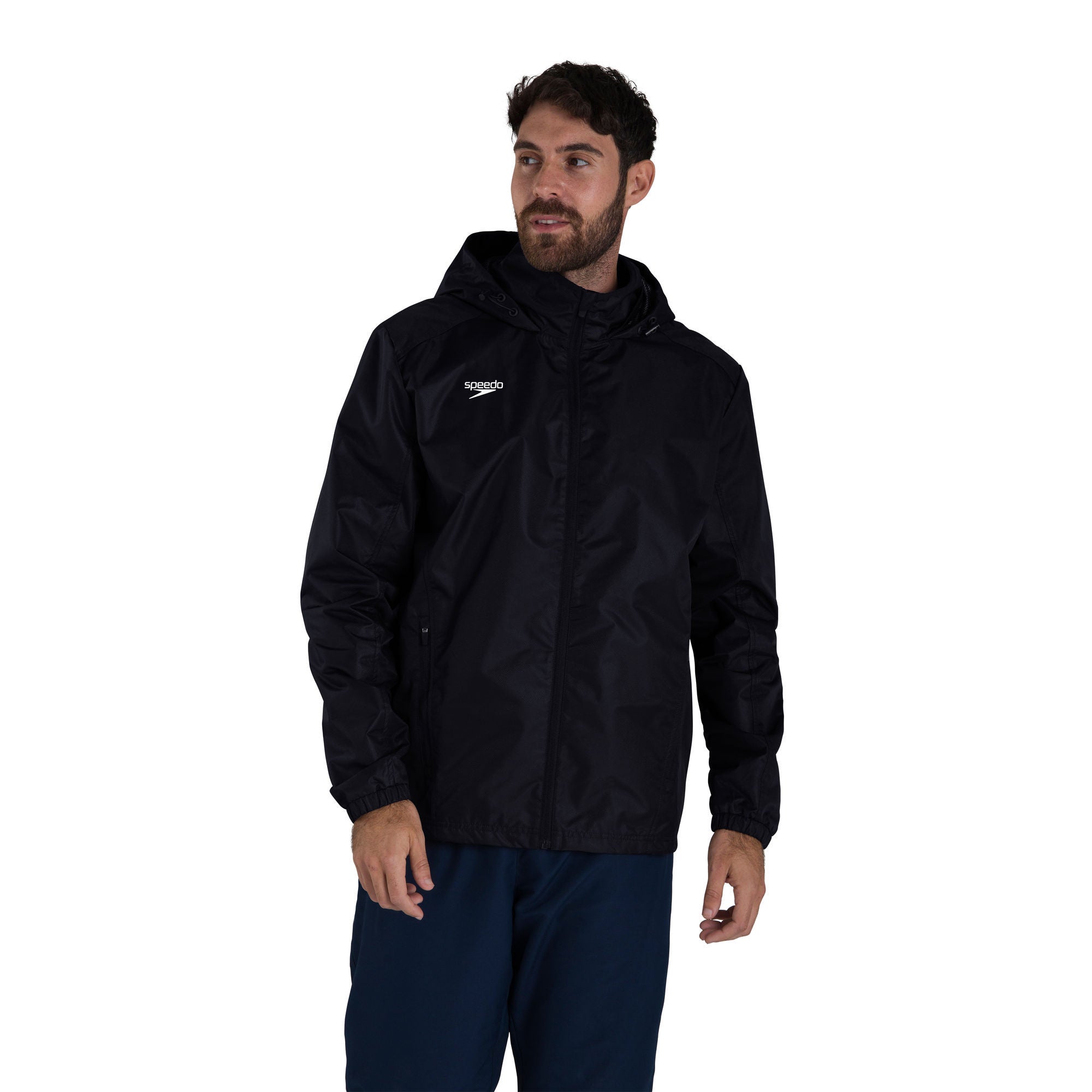 CLUB VPSHLD FULLZIP RAINJKT AM Herren Regenjacke | Schwarz