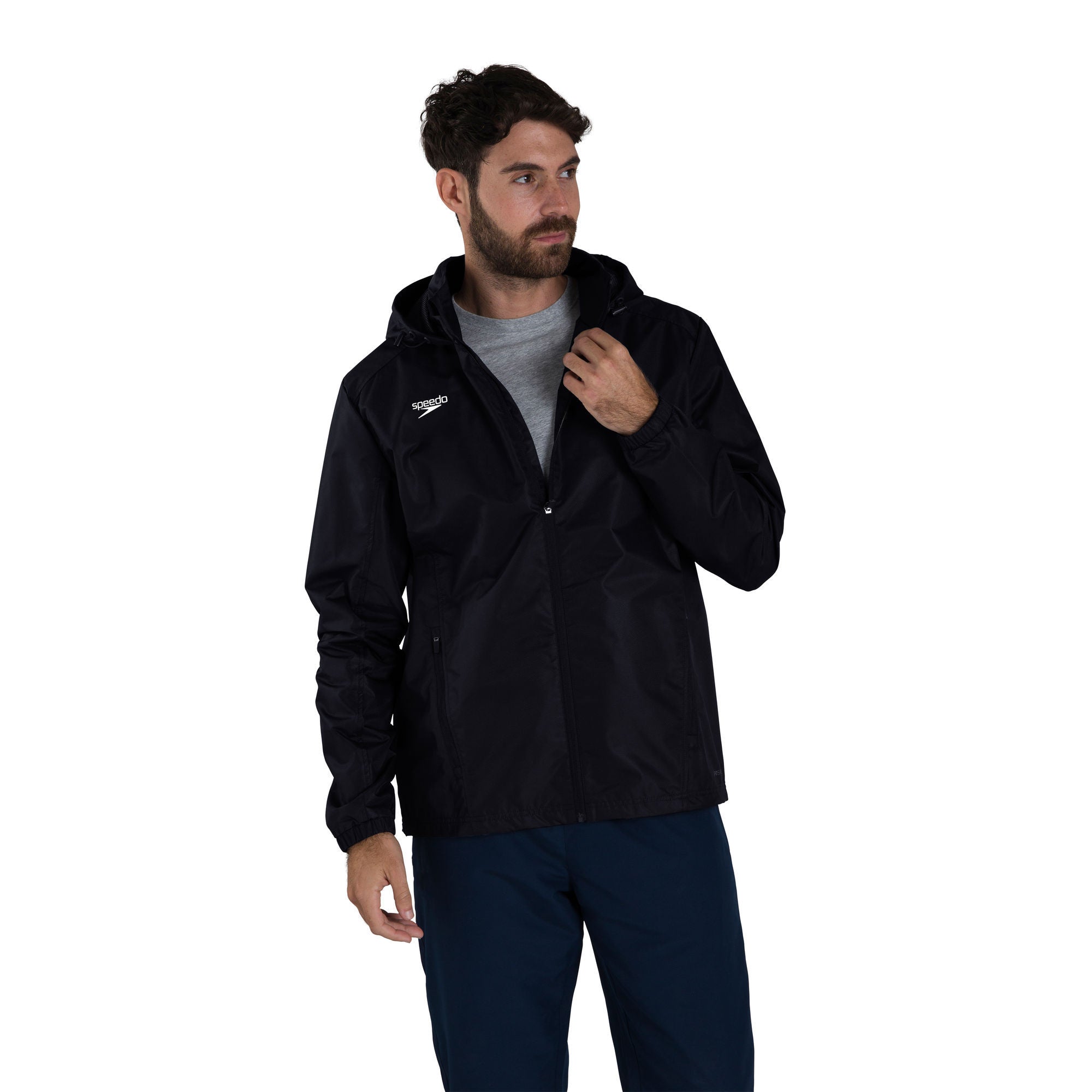CLUB VPSHLD FULLZIP RAINJKT AM Herren Regenjacke | Schwarz