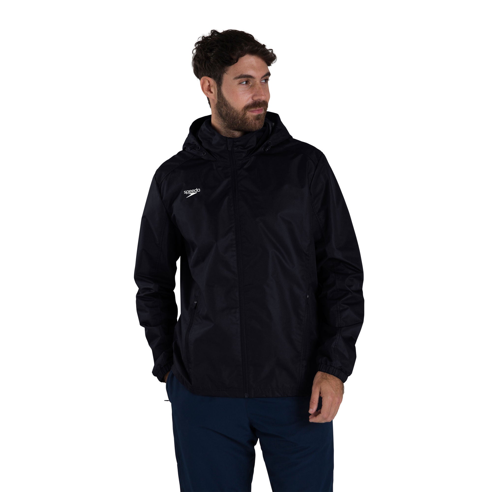 CLUB VPSHLD FULLZIP RAINJKT AM Herren Regenjacke | Schwarz