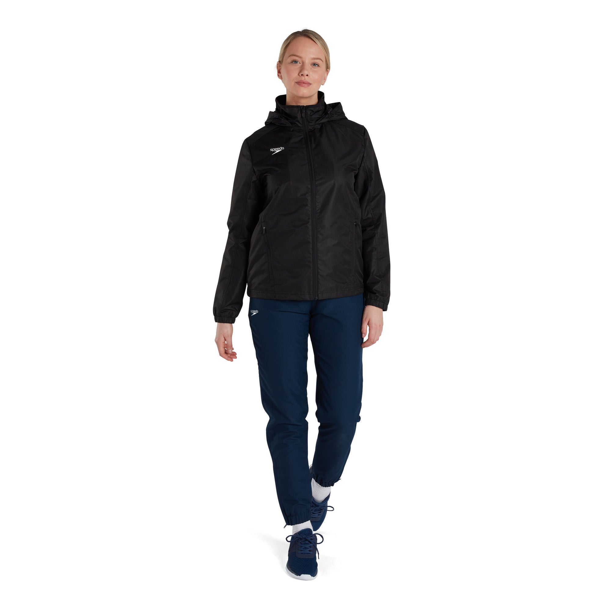 CLUB VPSHLD FULLZIP RAINJKT AF Damen Regenjacke | Schwarz