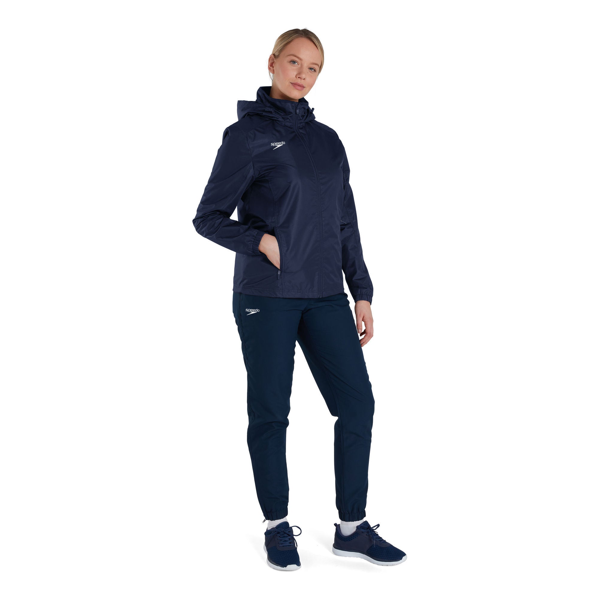 CLUB VPSHLD FULLZIP RAINJKT AF Damen Regenjacke | Navy