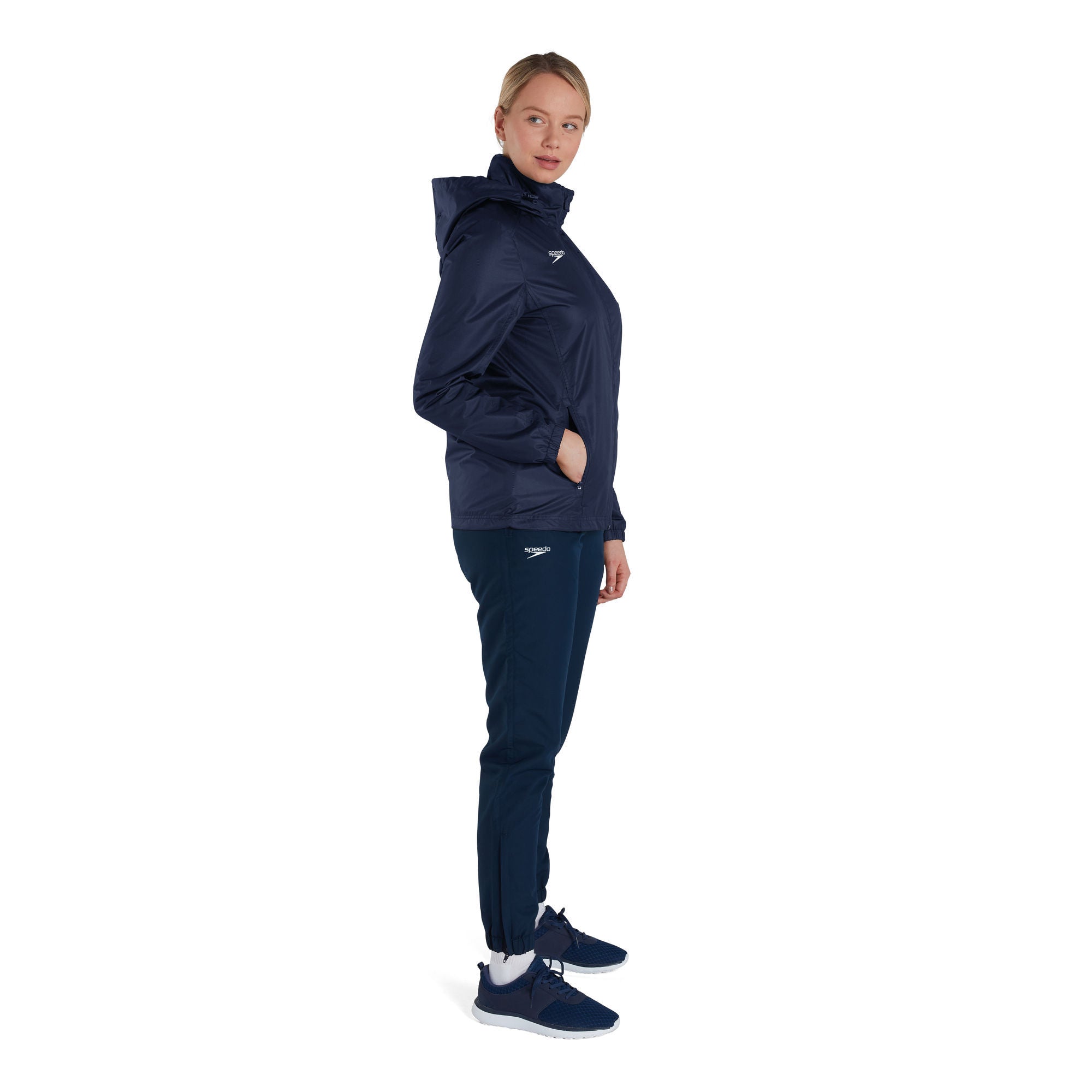 CLUB VPSHLD FULLZIP RAINJKT AF Damen Regenjacke | Navy