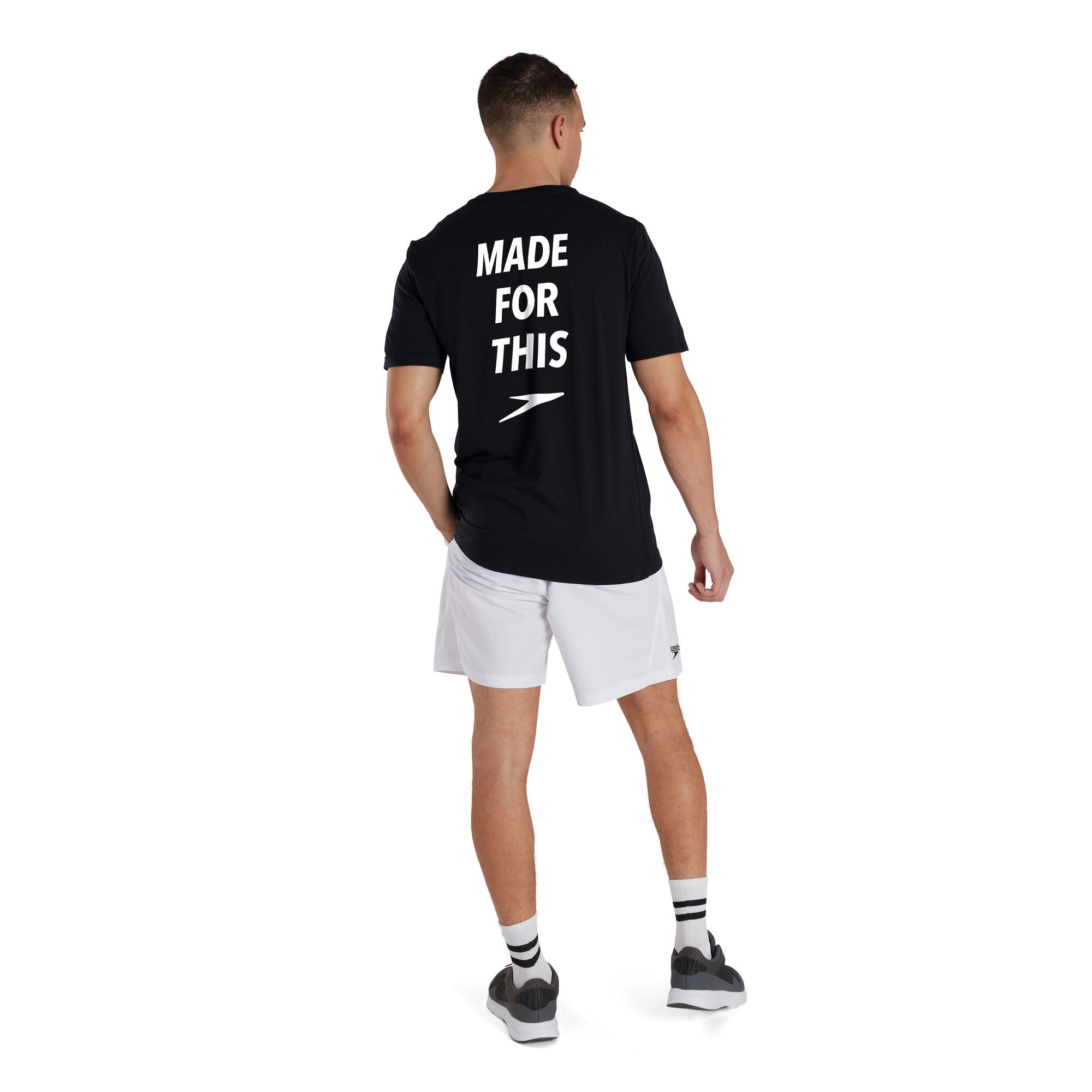 MADE FOR THIS TEE AM Herren T-Shirt | Schwarz