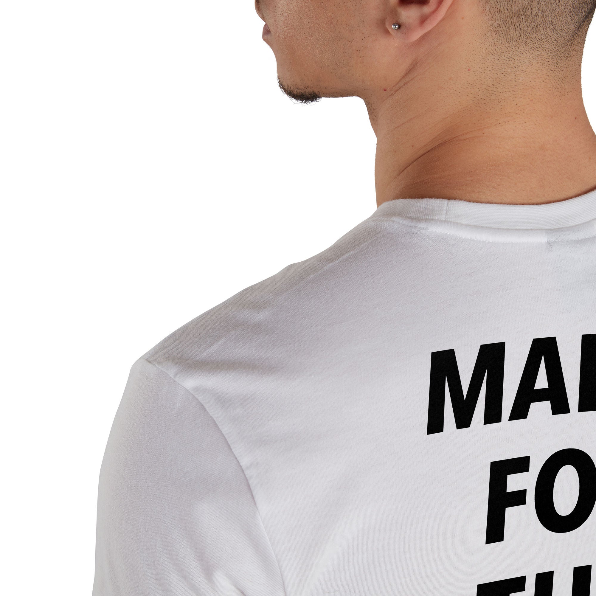 MADE FOR THIS TEE AM Herren T-Shirt | Weiss