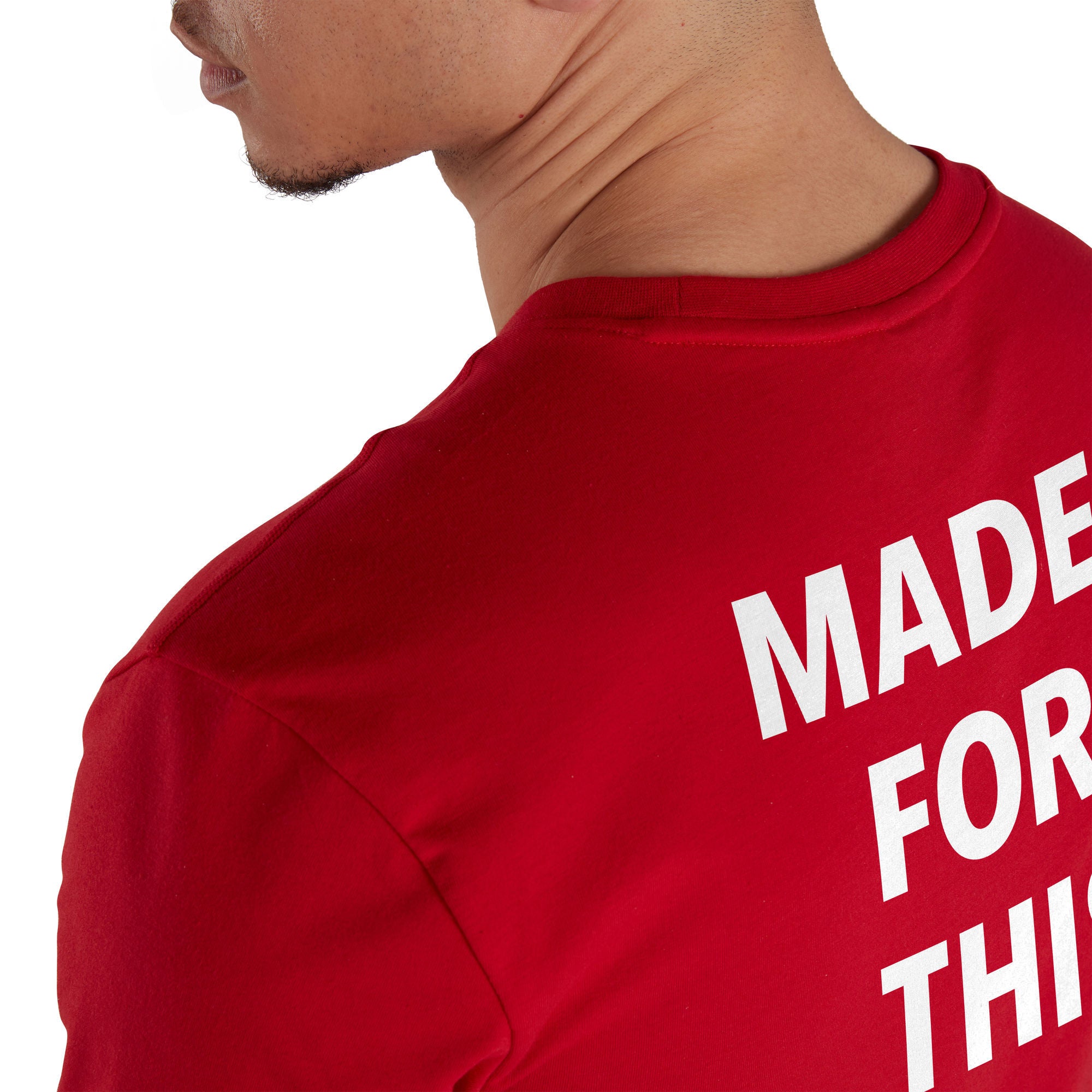 MADE FOR THIS TEE AM Herren T-Shirt | Rot