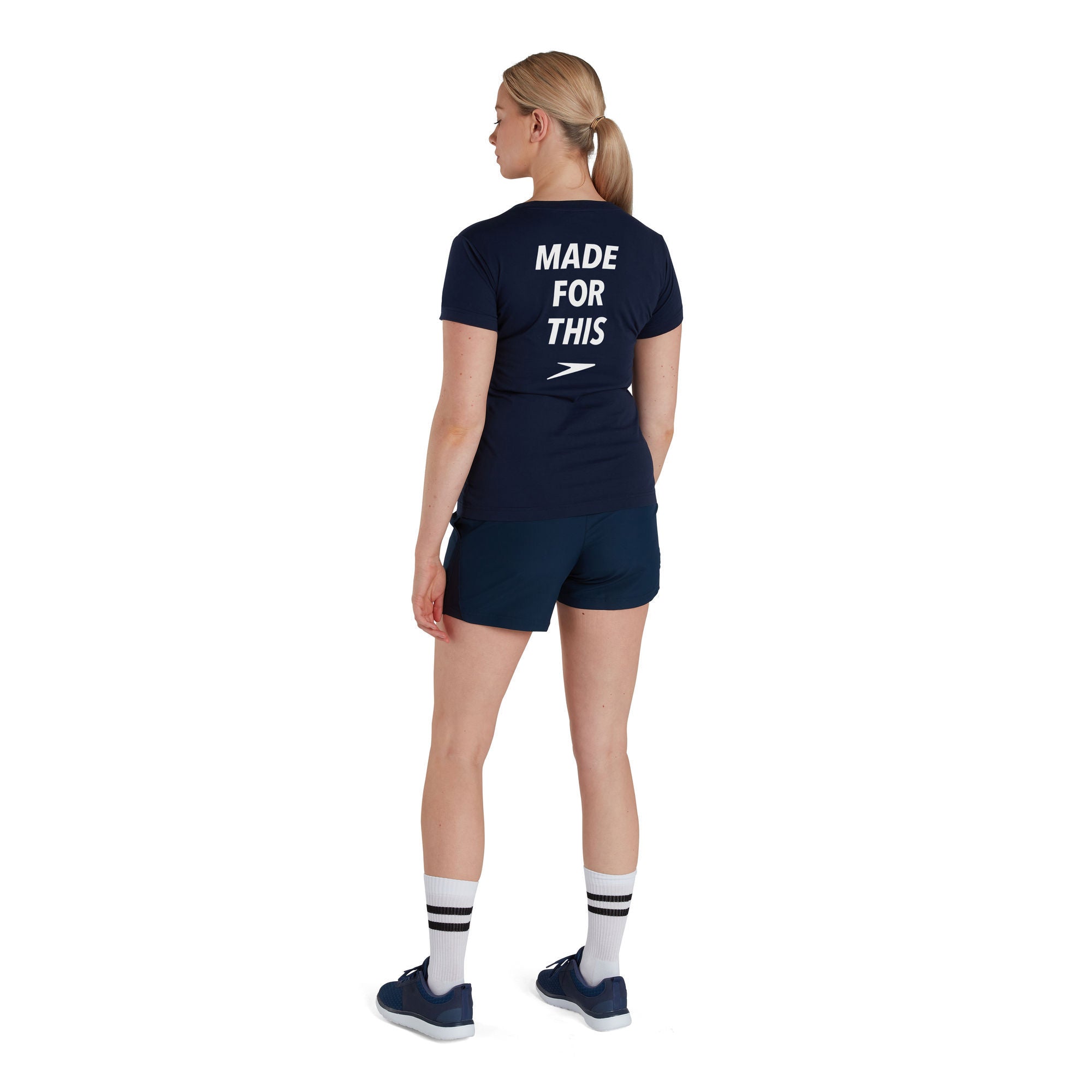 MADE FOR THIS TEE AF Damen T-Shirt | Navy