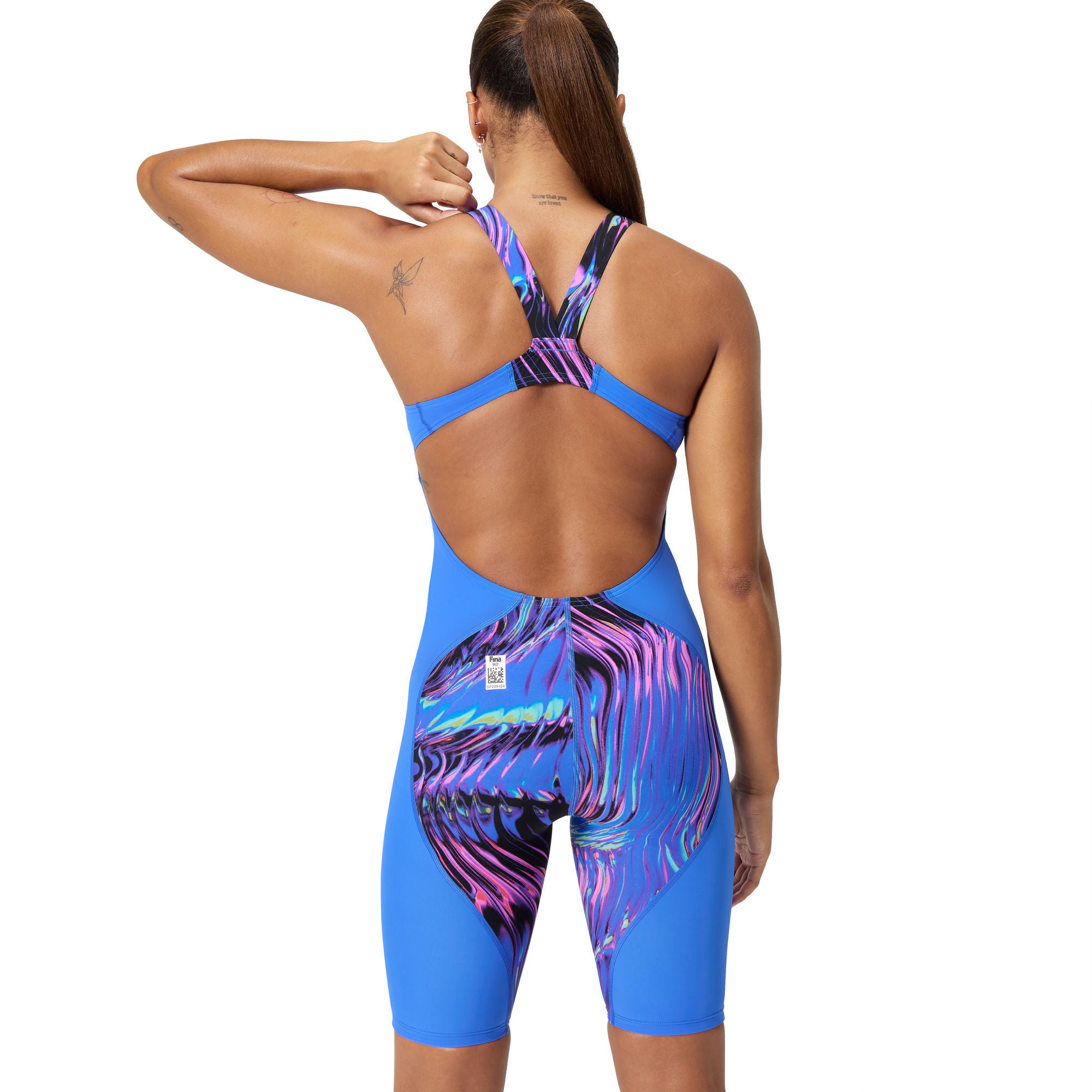 Fastskin LZR Ignite Kneeskin Damen Wettkampfanzug | Blau