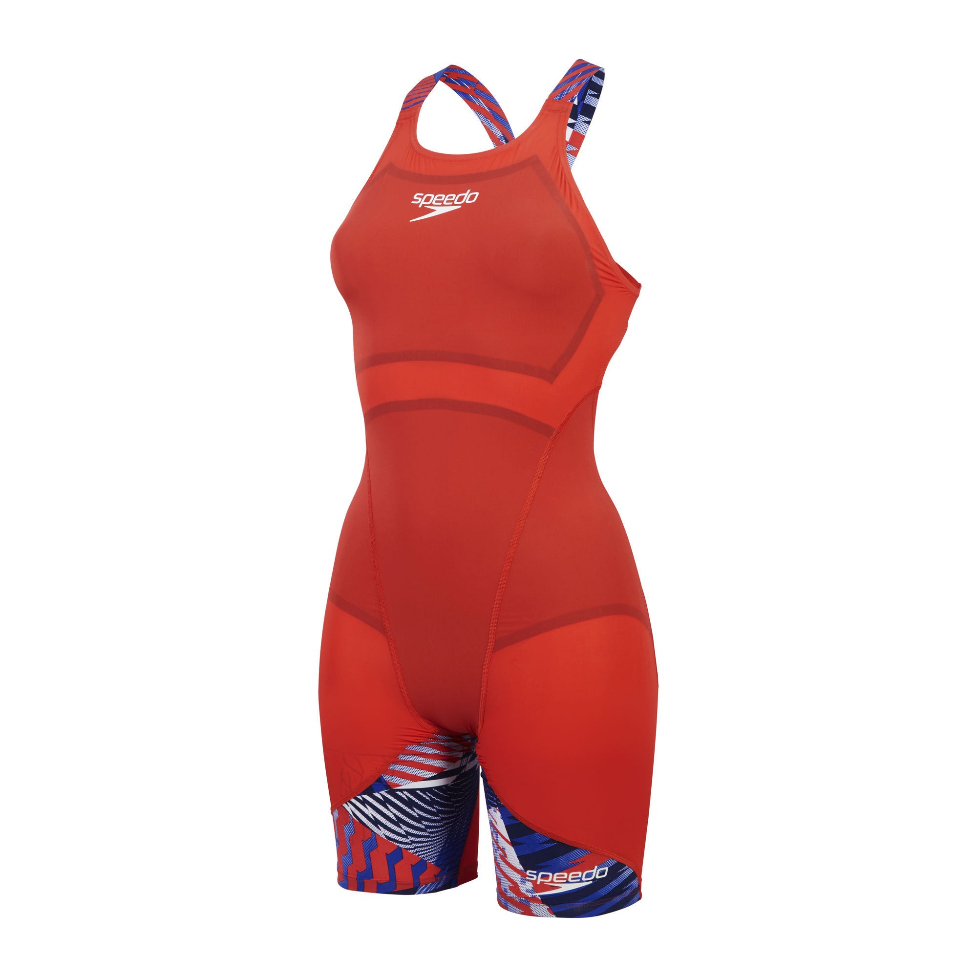 Fastskin LZR Ignite Kneeskin Mädchen Wettkampfanzug | Rot