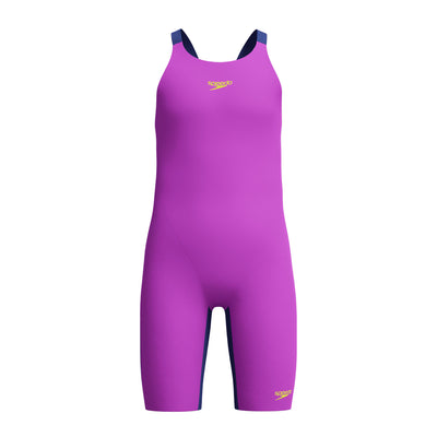 Fastskin End+ Max Openback Mädchen Wettkampfanzug | Navy