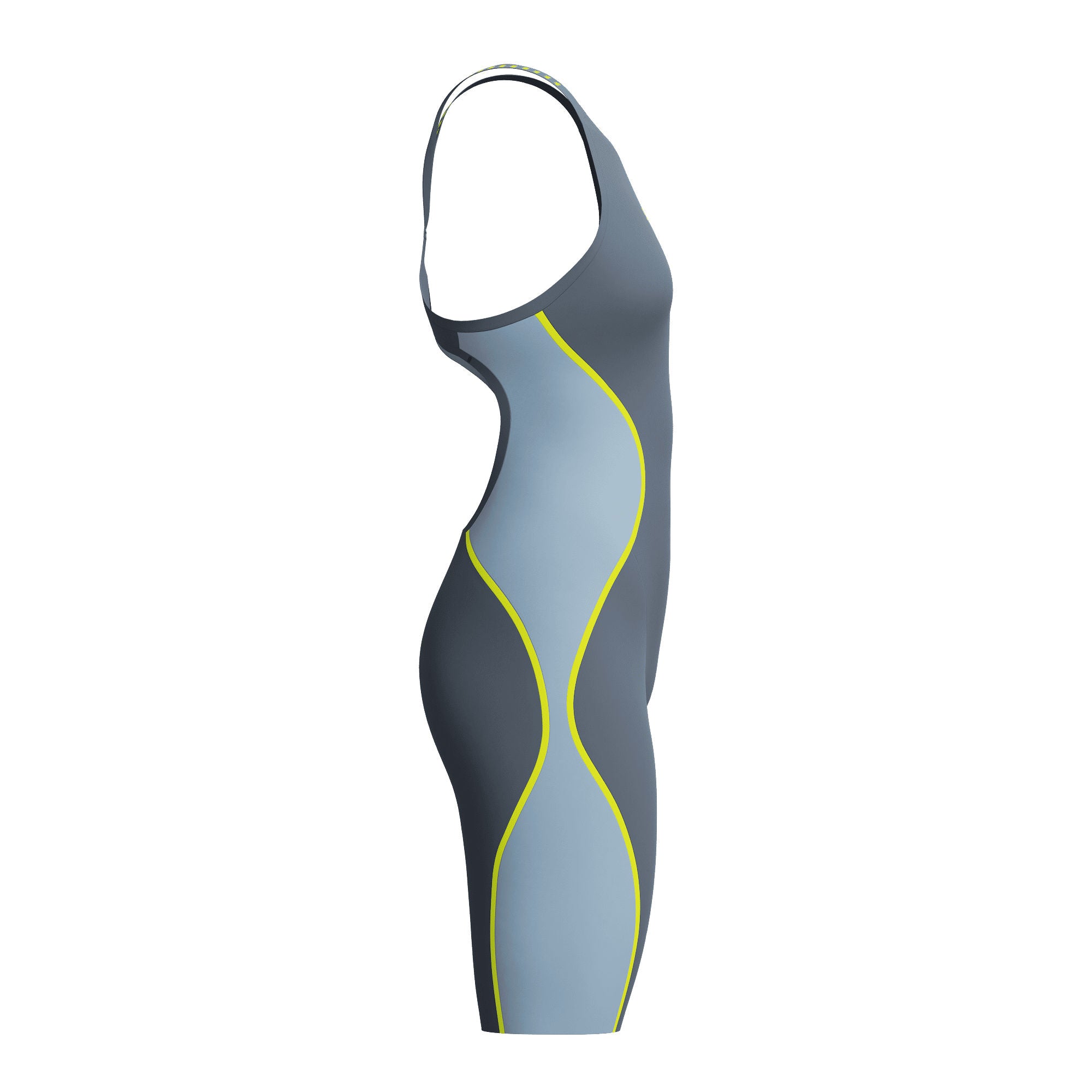 LZR Intent 2.0 Openback Kneeskin Damen Wettkampfanzug | Grau