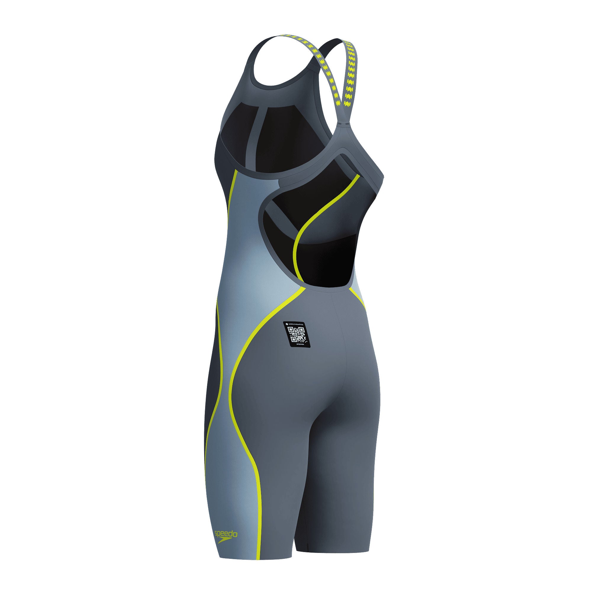 LZR Intent 2.0 Openback Kneeskin Damen Wettkampfanzug | Grau