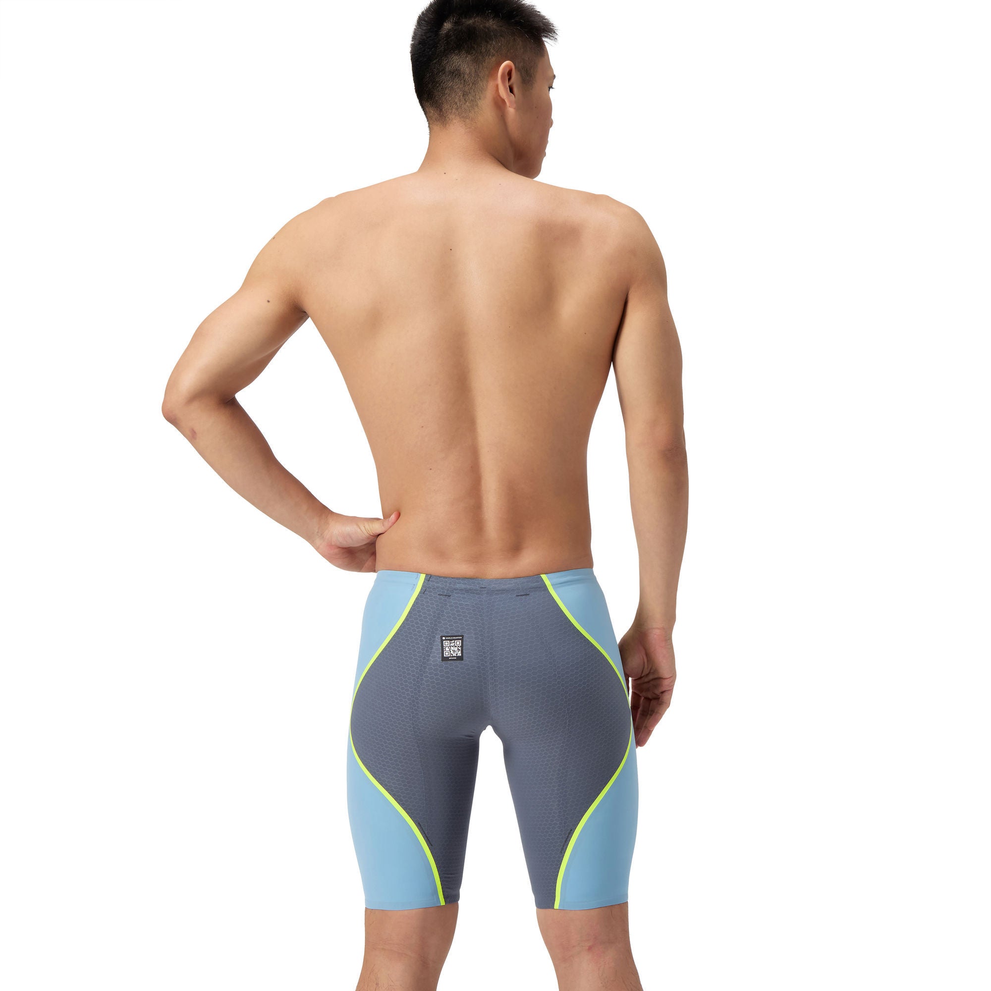 LZR Intent 2.0 High Waist Herren Wettkampfhose | Grau