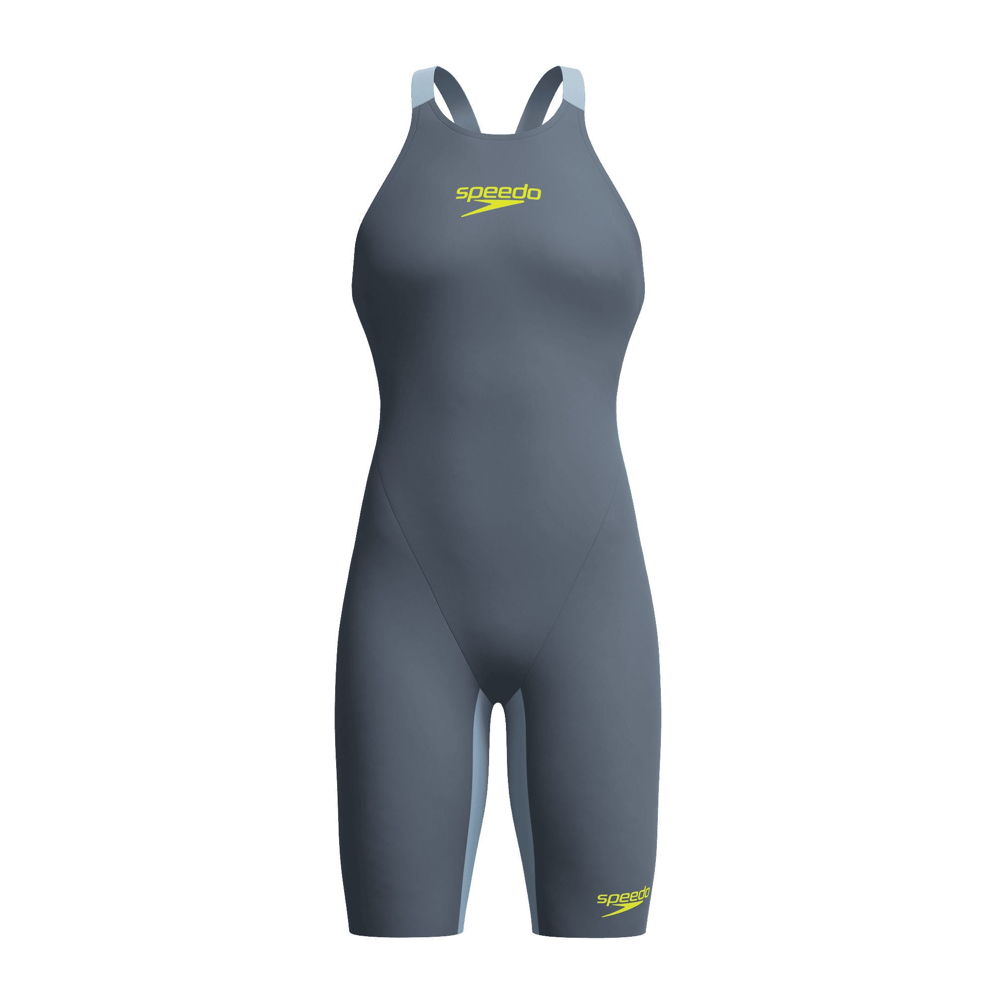 LZR Valor 2.0 Openback Kneeskin Damen Wettkampfanzug | Grau