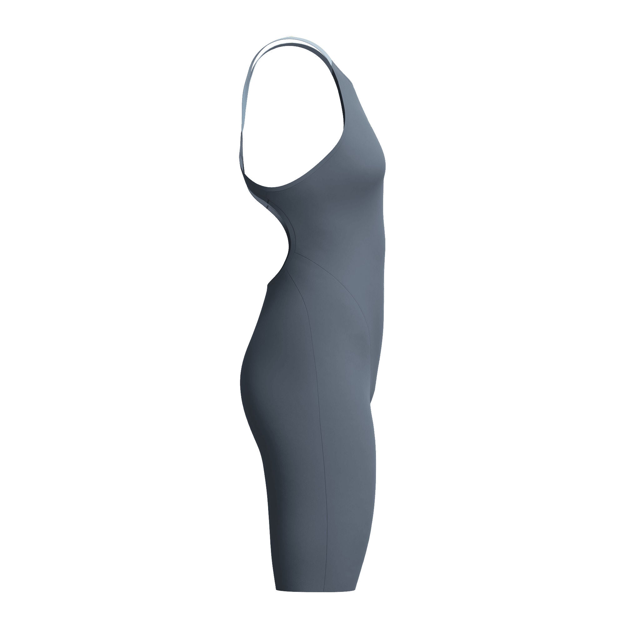 LZR Valor 2.0 Openback Kneeskin Damen Wettkampfanzug | Grau