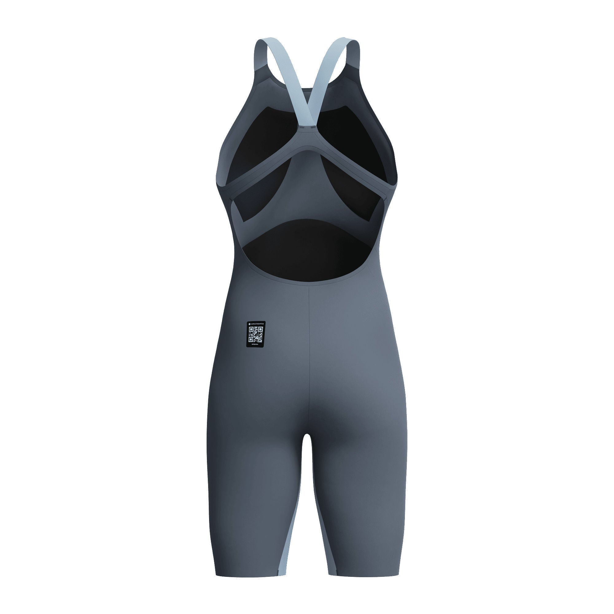 LZR Valor 2.0 Openback Kneeskin Damen Wettkampfanzug | Grau