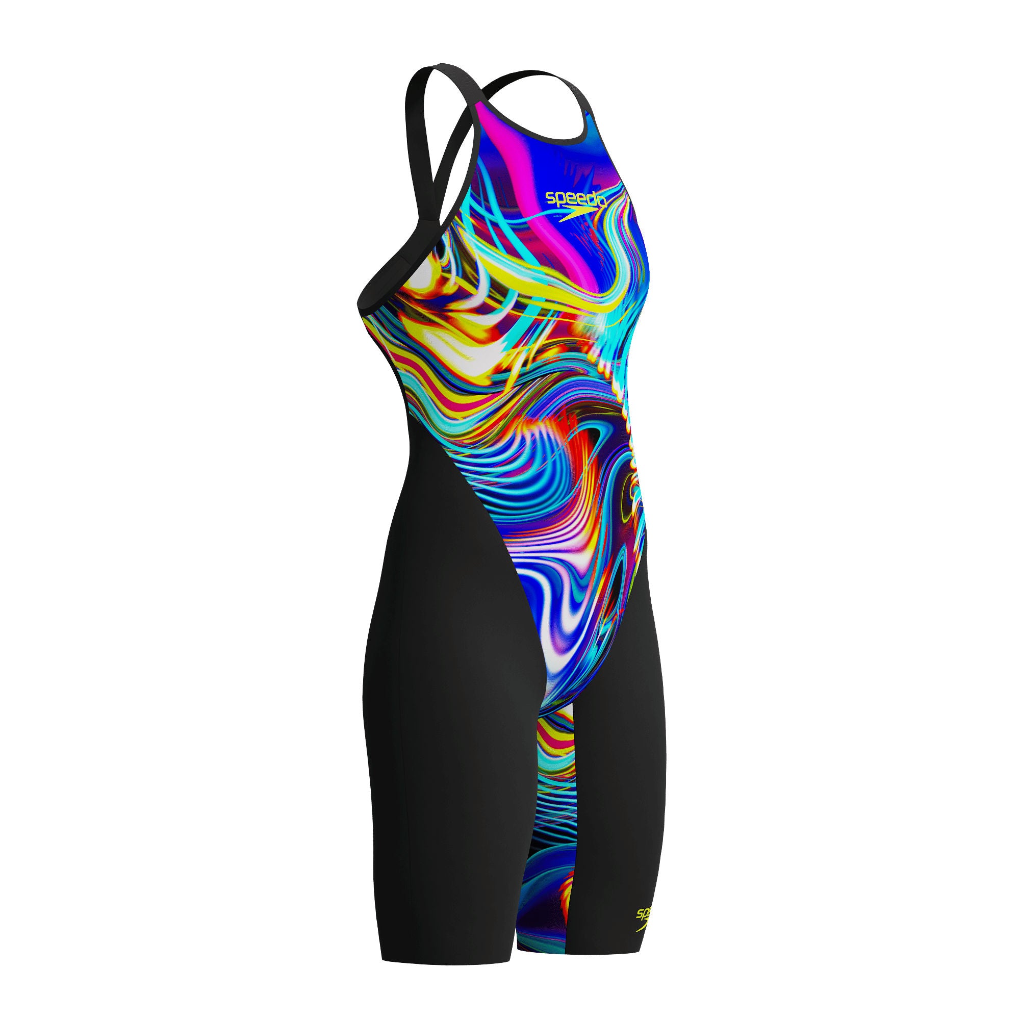 LZR Valor 2.0 Openback Kneeskin Damen Wettkampfanzug | Schwarz
