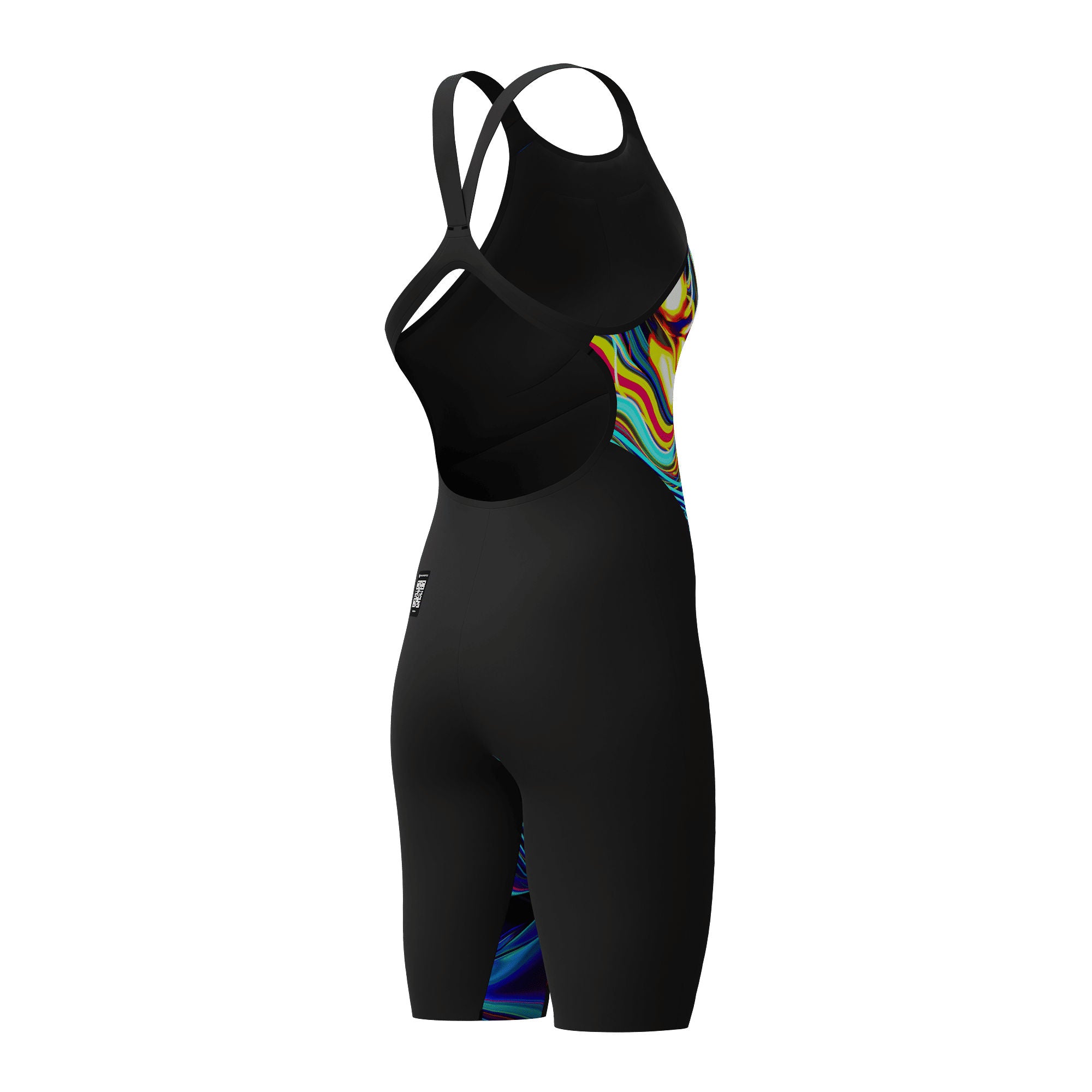 LZR Valor 2.0 Openback Kneeskin Damen Wettkampfanzug | Schwarz