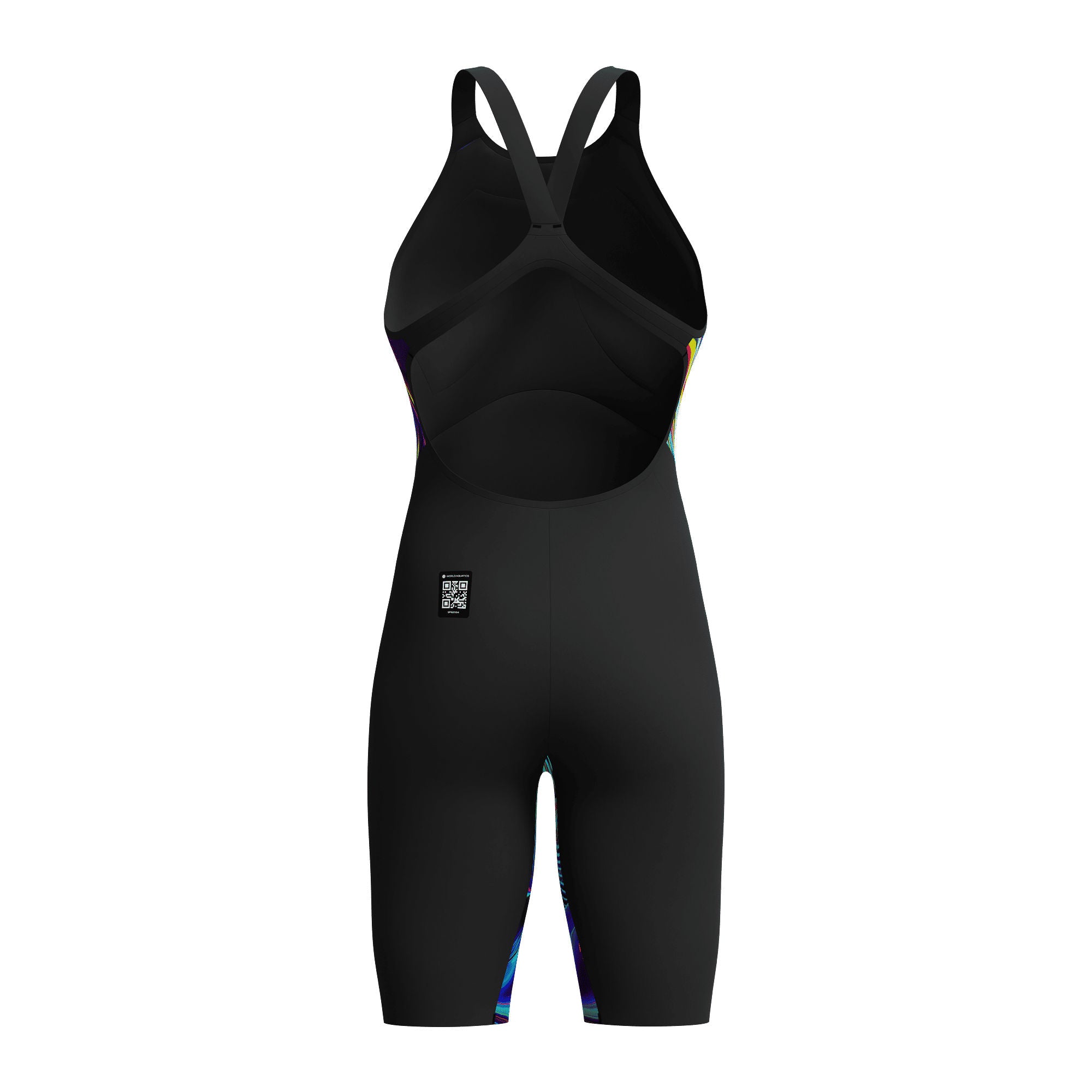 LZR Valor 2.0 Openback Kneeskin Damen Wettkampfanzug | Schwarz