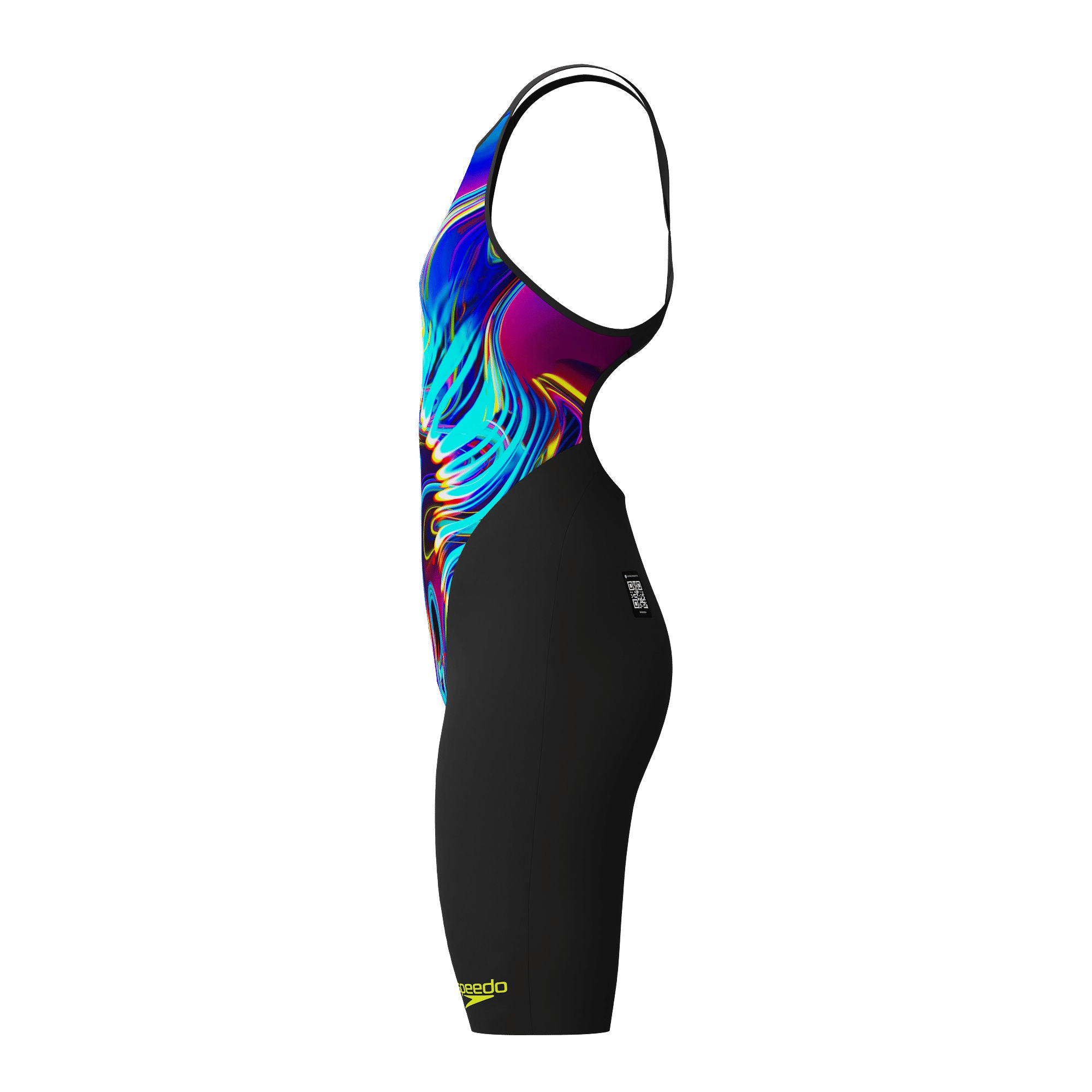 LZR Valor 2.0 Openback Kneeskin Damen Wettkampfanzug | Schwarz