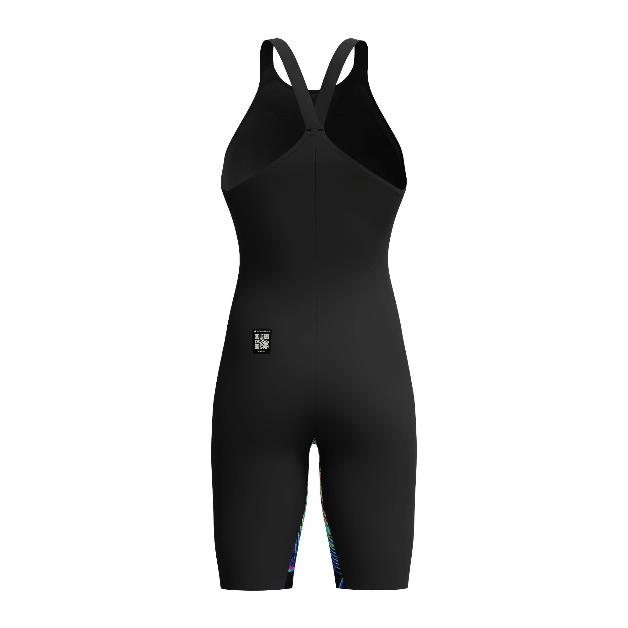 LZR Valor 2.0 Closedback Kneeskin Damen Wettkampfanzug | Schwarz