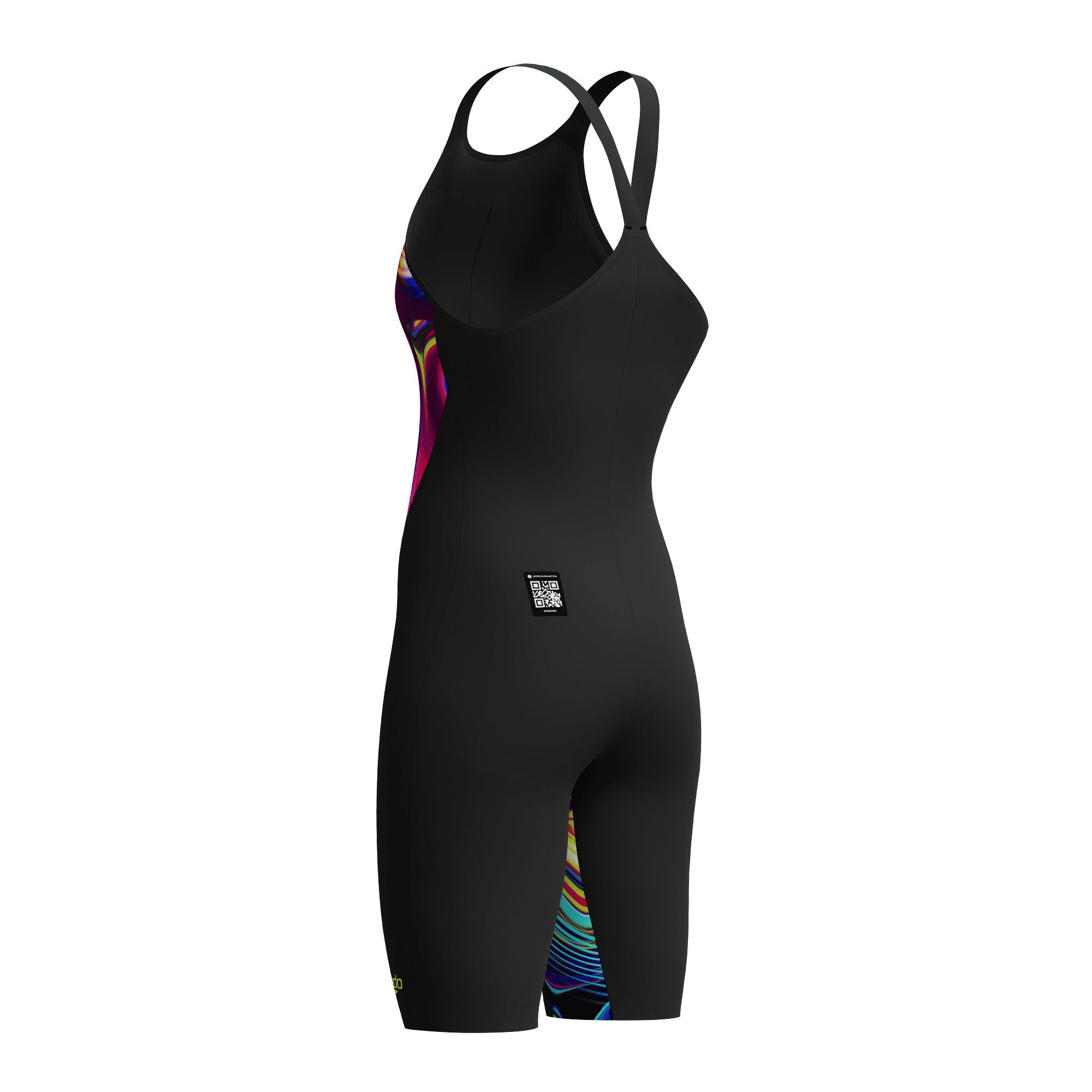 LZR Valor 2.0 Closedback Kneeskin Damen Wettkampfanzug | Schwarz