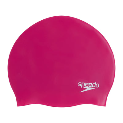Plain Moulded Silicone Badekappe | Pink