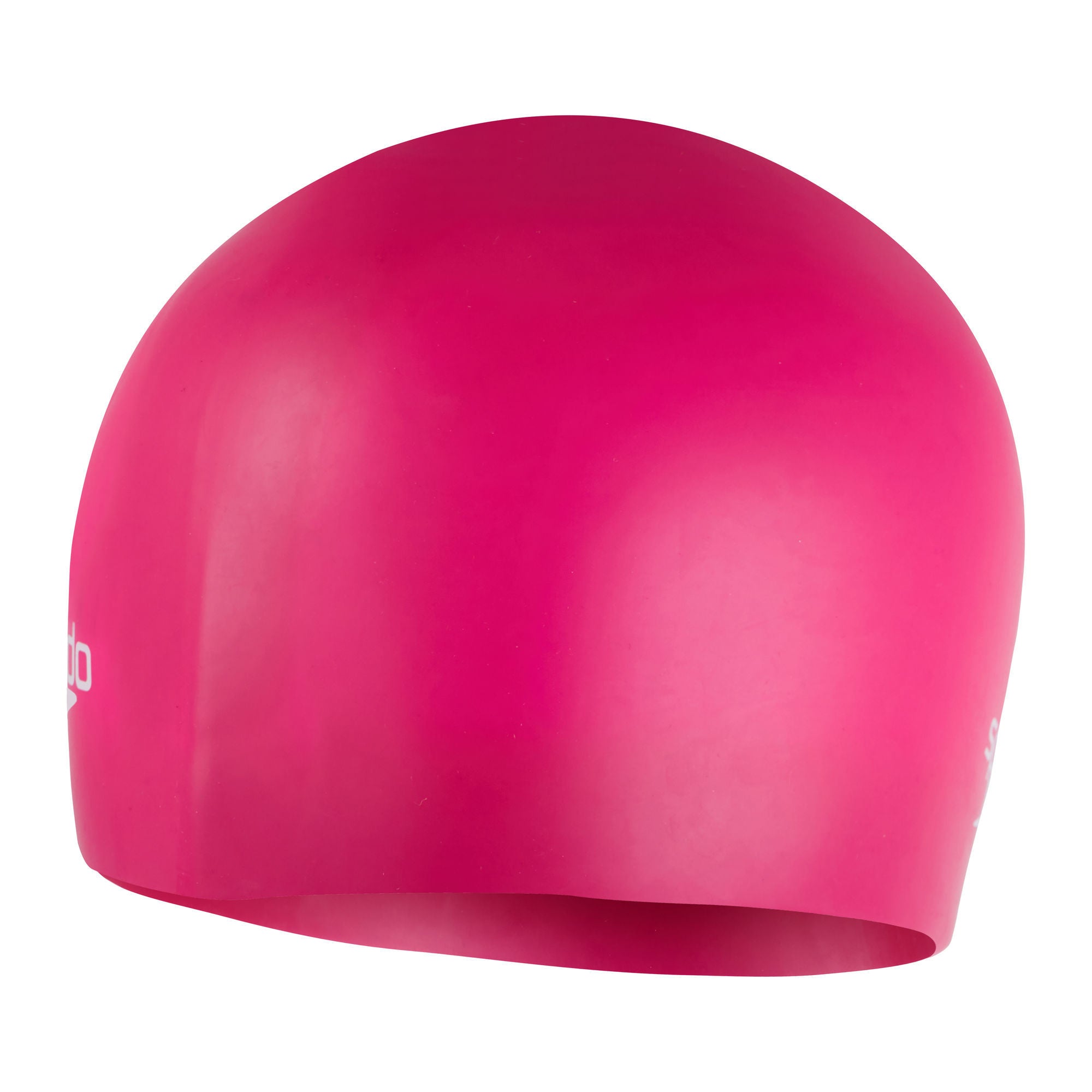 Plain Moulded Silicone Badekappe | Pink