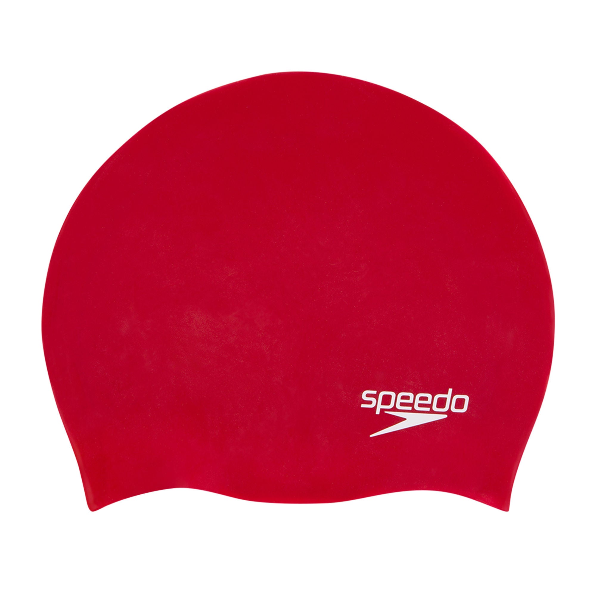 Plain Moulded Silicone Badekappe | Rot