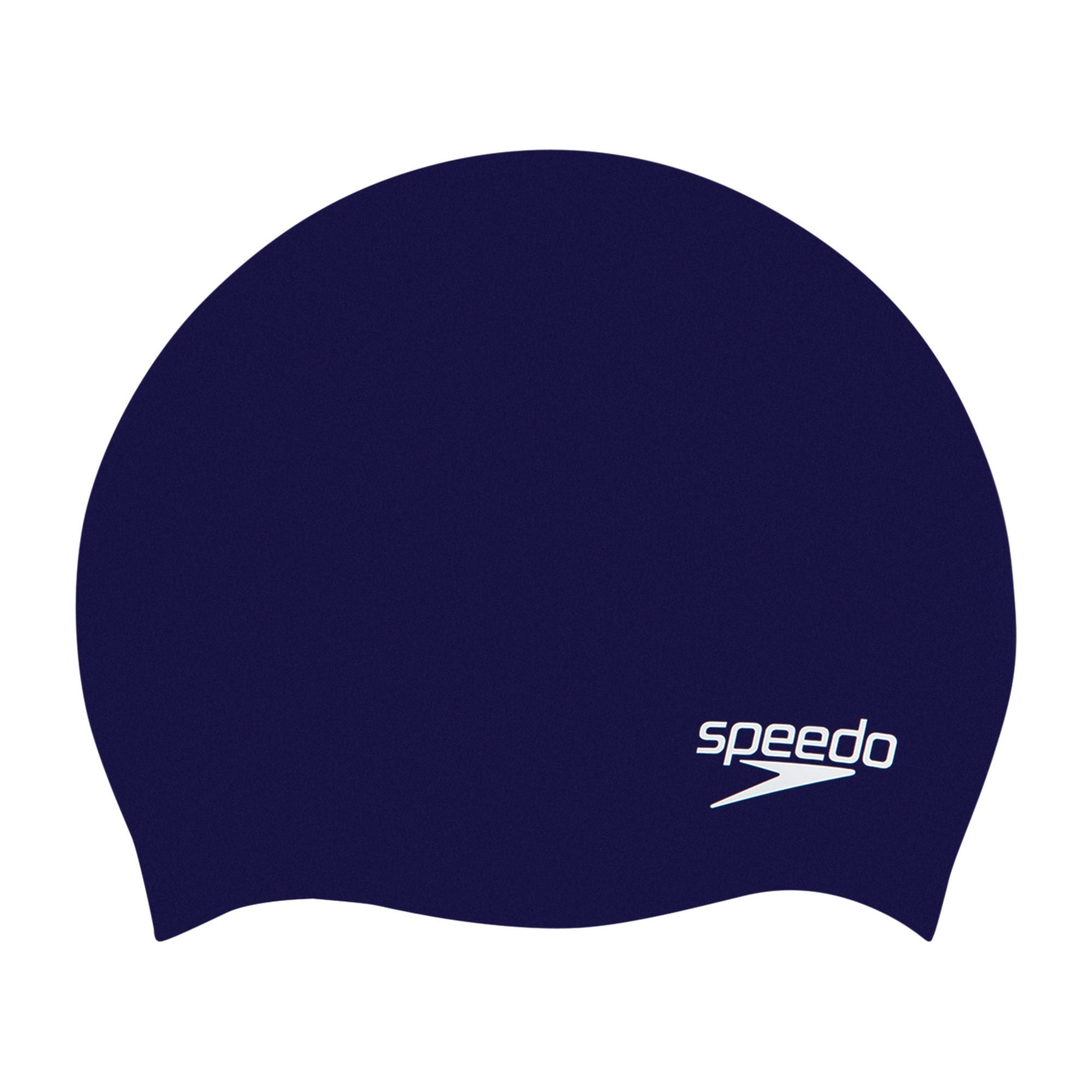 Plain Moulded Silicone Badekappe | Navy