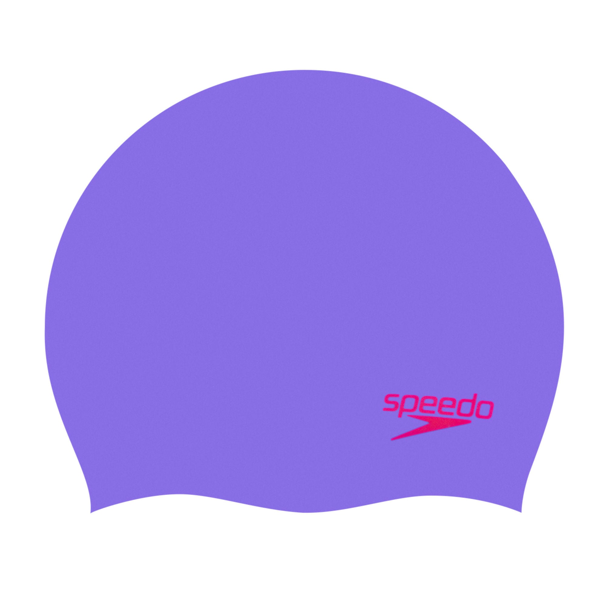 Plain Moulded Silicone Badekappe | Lilac