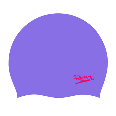 Plain Moulded Silicone Badekappe | Lilac