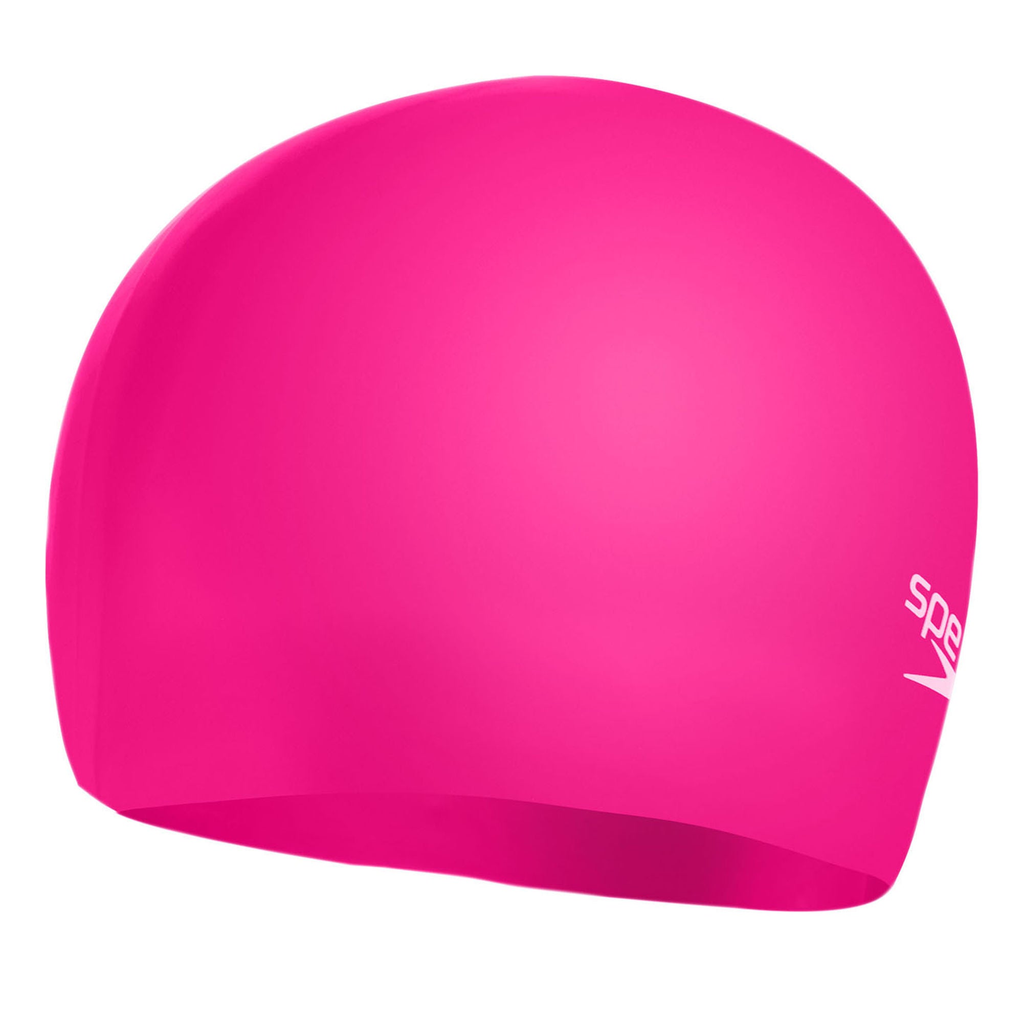 Plain Moulded Silicone Badekappe | Pink