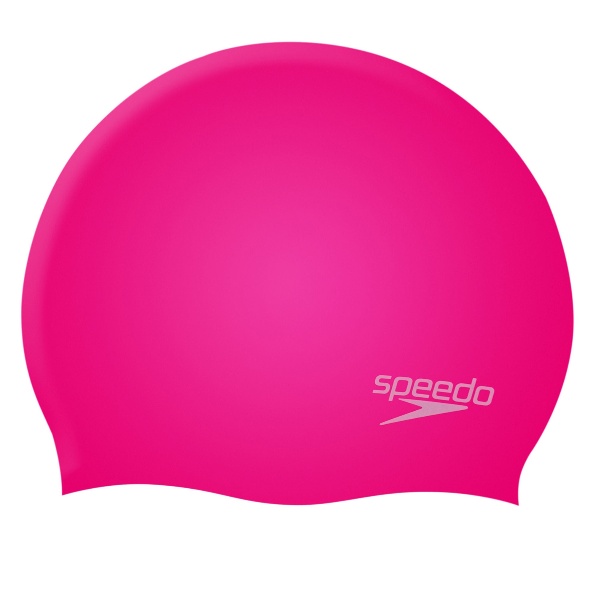 Plain Moulded Silicone Badekappe | Pink