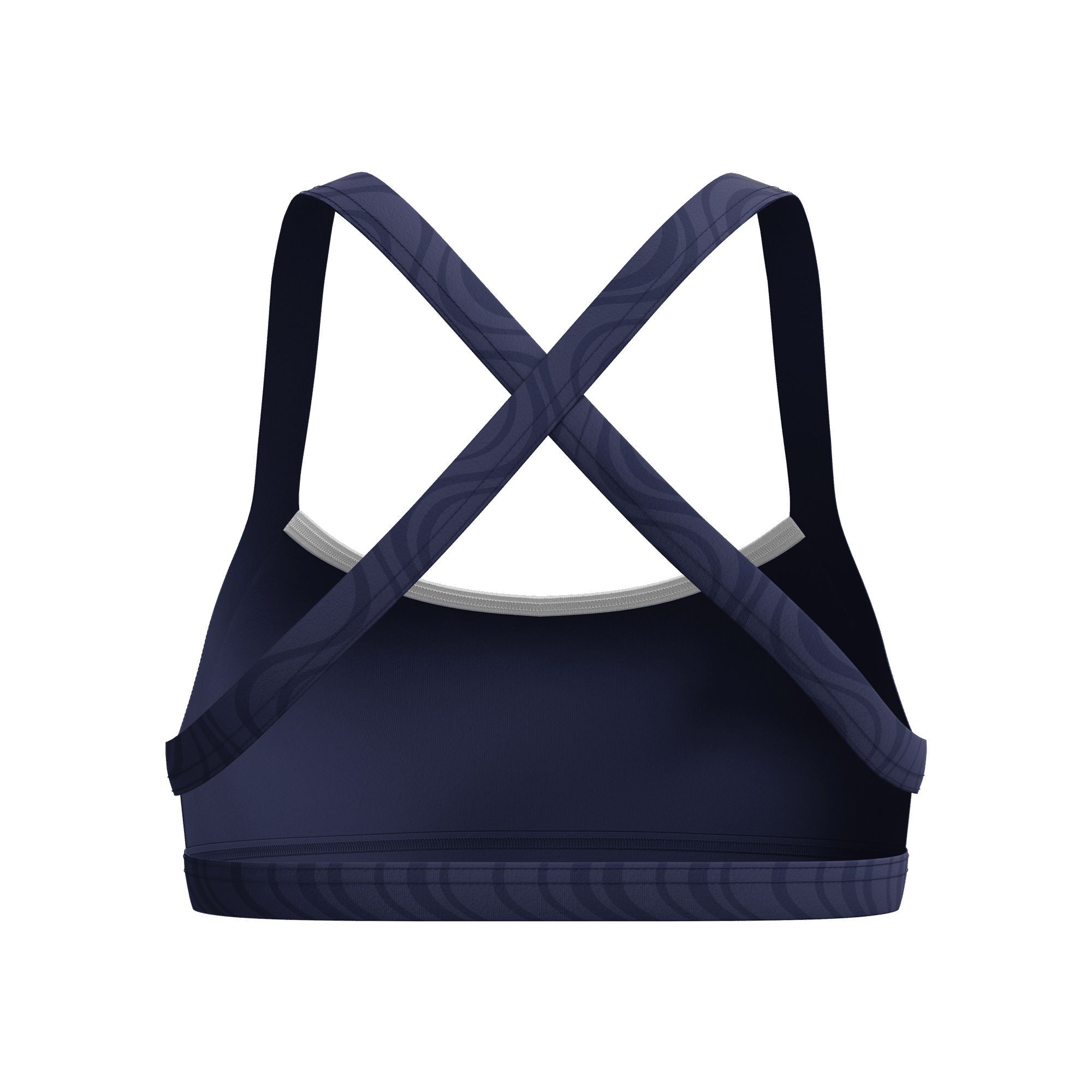 Texture Crossback Damen Bikinioberteil | Navy