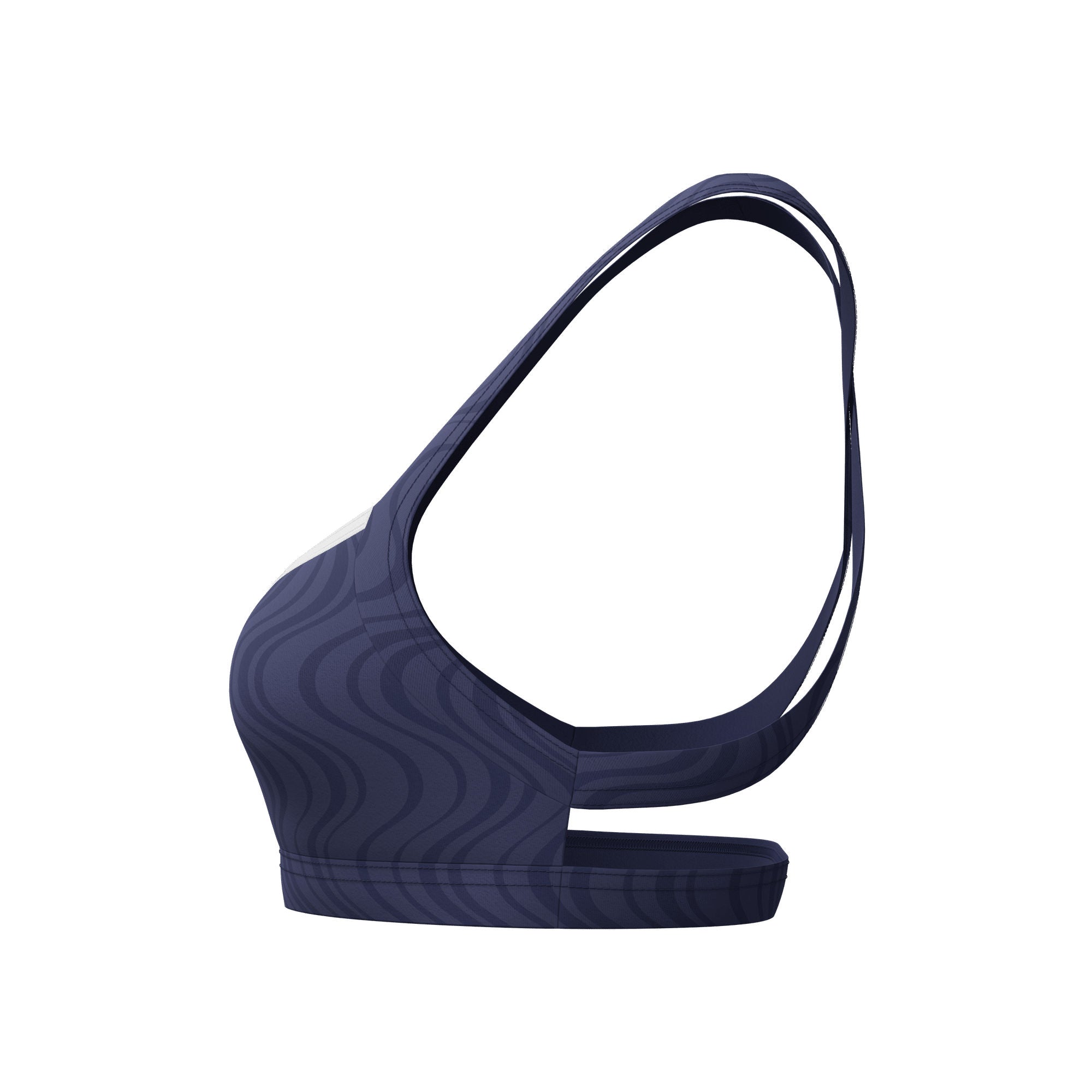 Texture Crossback Damen Bikinioberteil | Navy