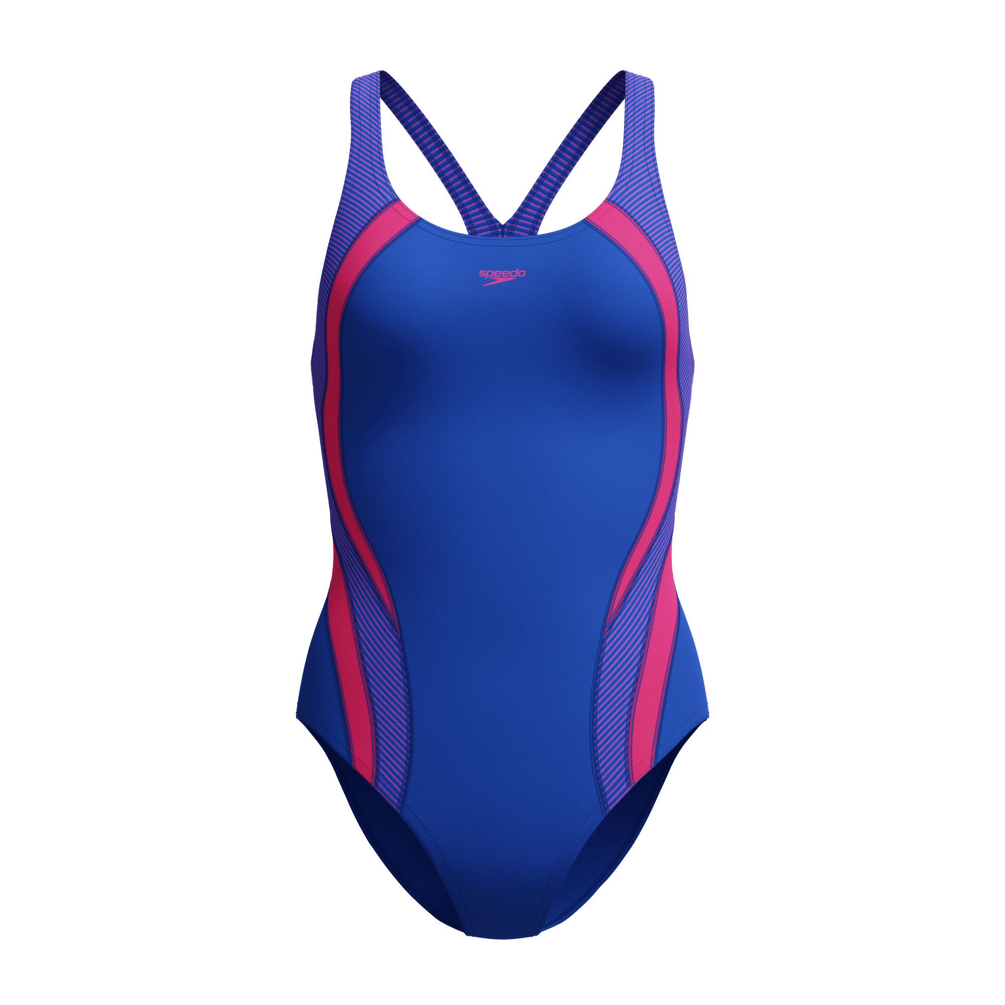 Quantum Rib Splice Damen Badeanzug | Blau
