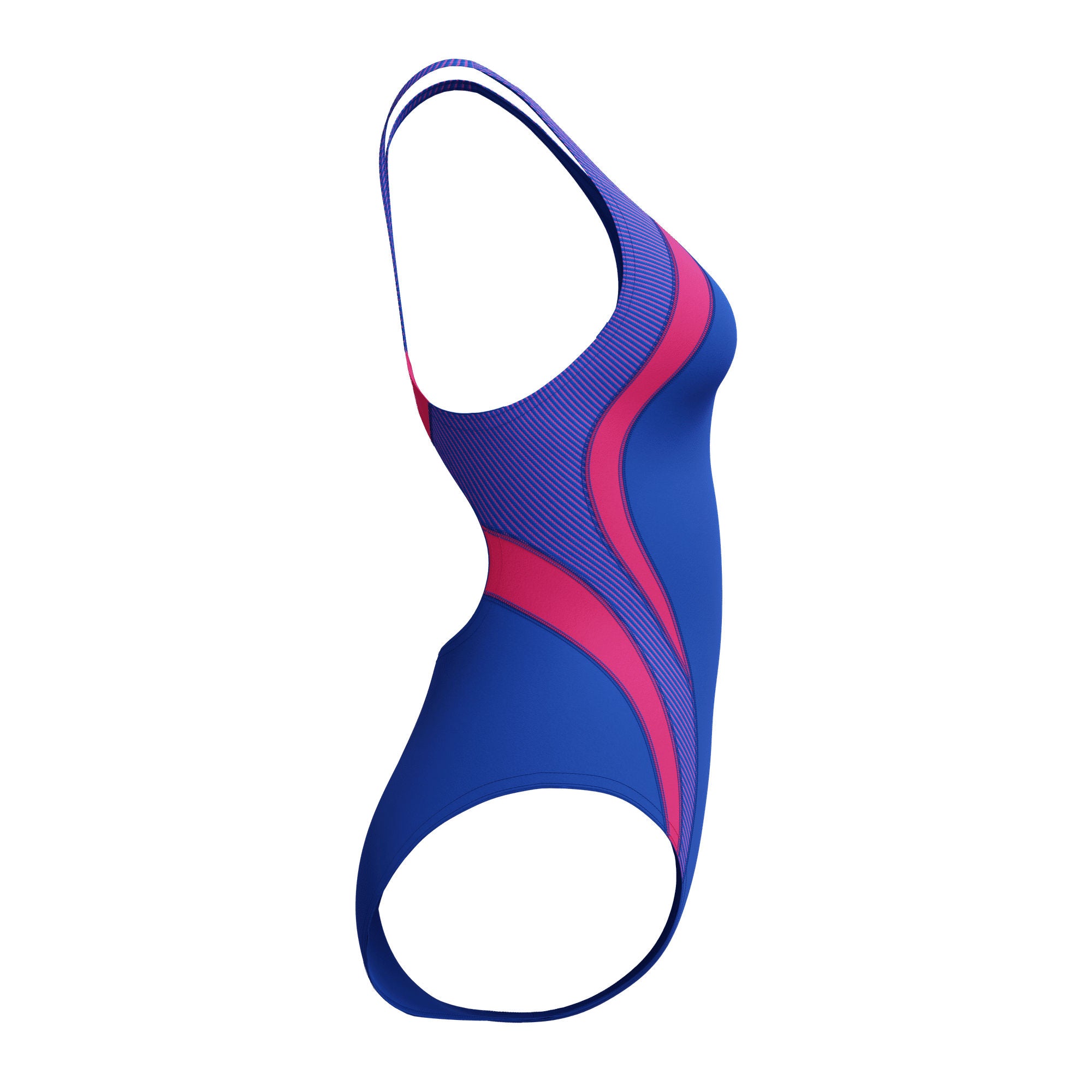 Quantum Rib Splice Damen Badeanzug | Blau